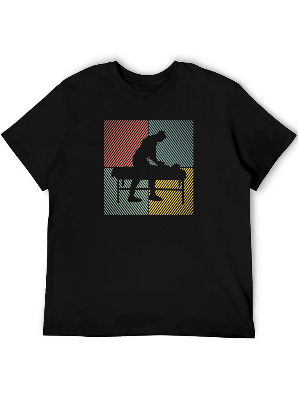 Massage Therapist Retro Style T-Shirt