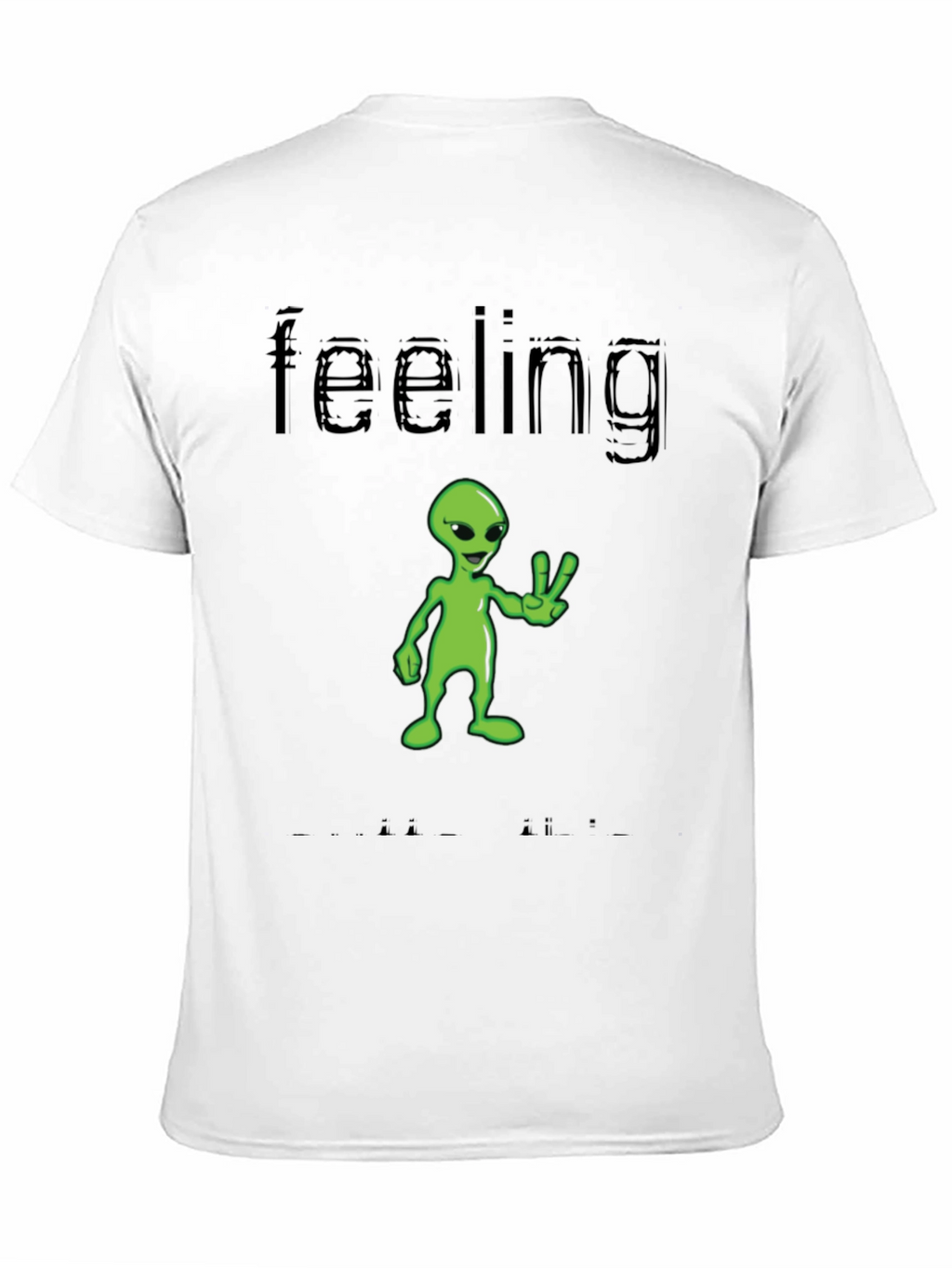 Feeling Alien T-Shirt - Black Graphic Tee