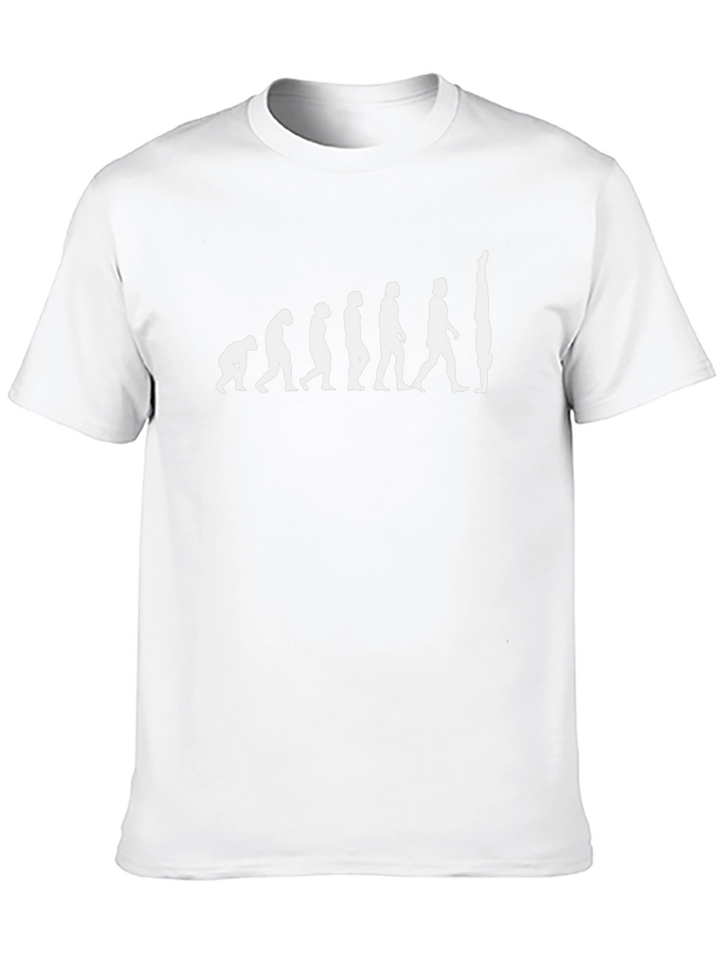 Evolution of Gymnastics Black Cotton T-Shirt