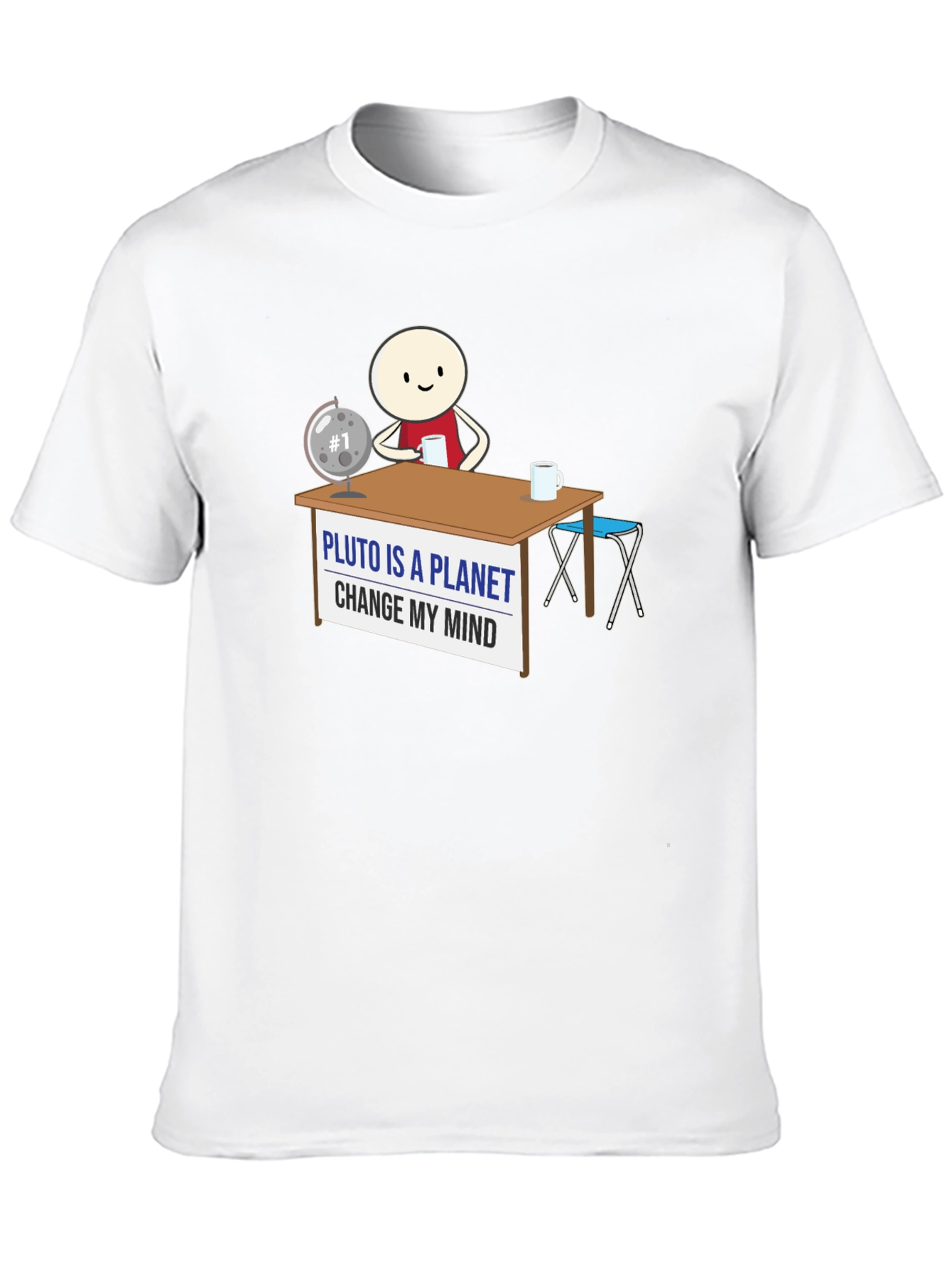 Pluto Is A Planet Change My Mind Graphic Tee