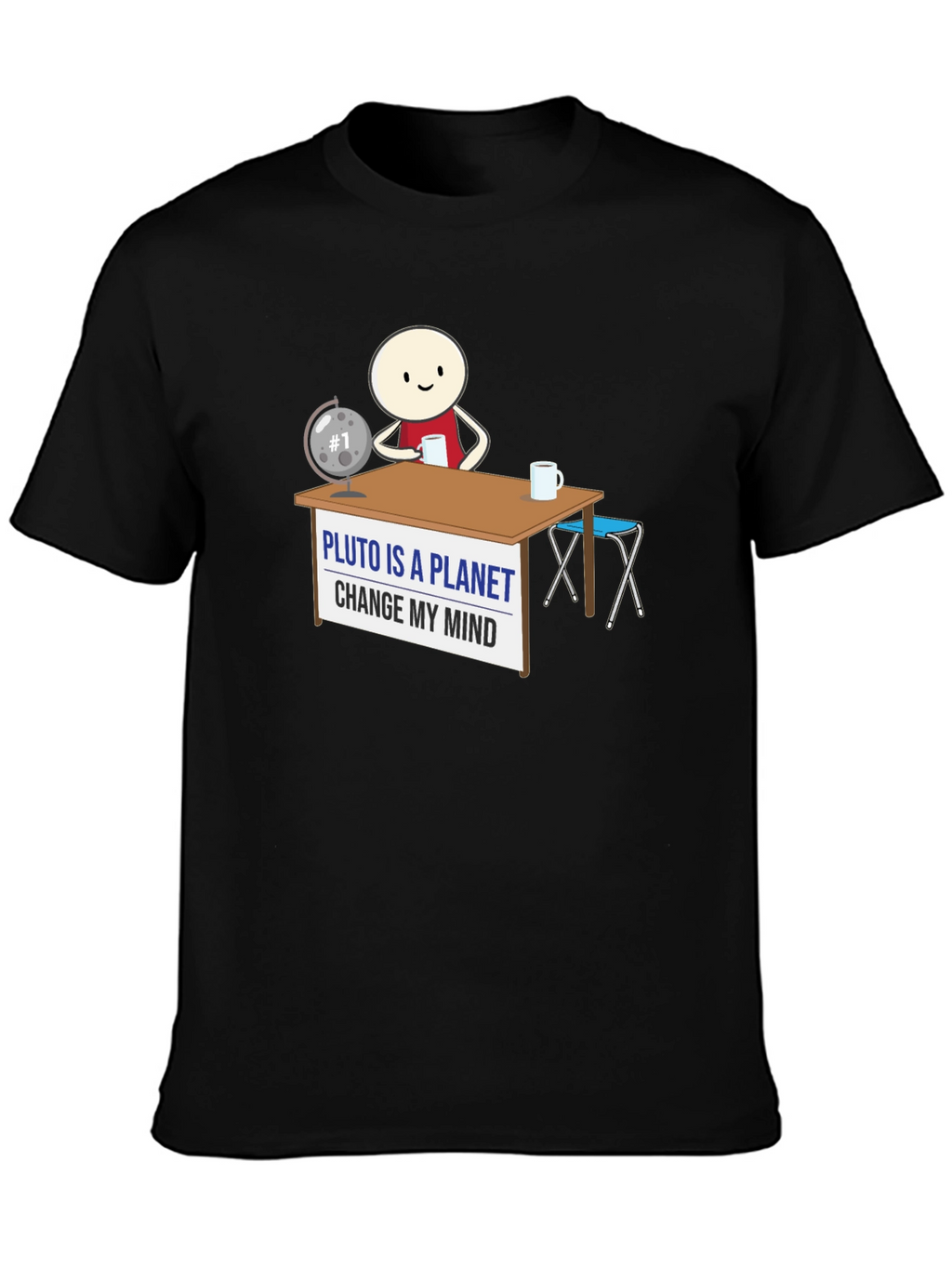Pluto Is A Planet Change My Mind Graphic Tee