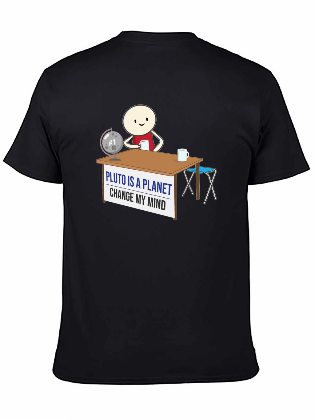 Pluto Is A Planet Change My Mind Graphic Tee