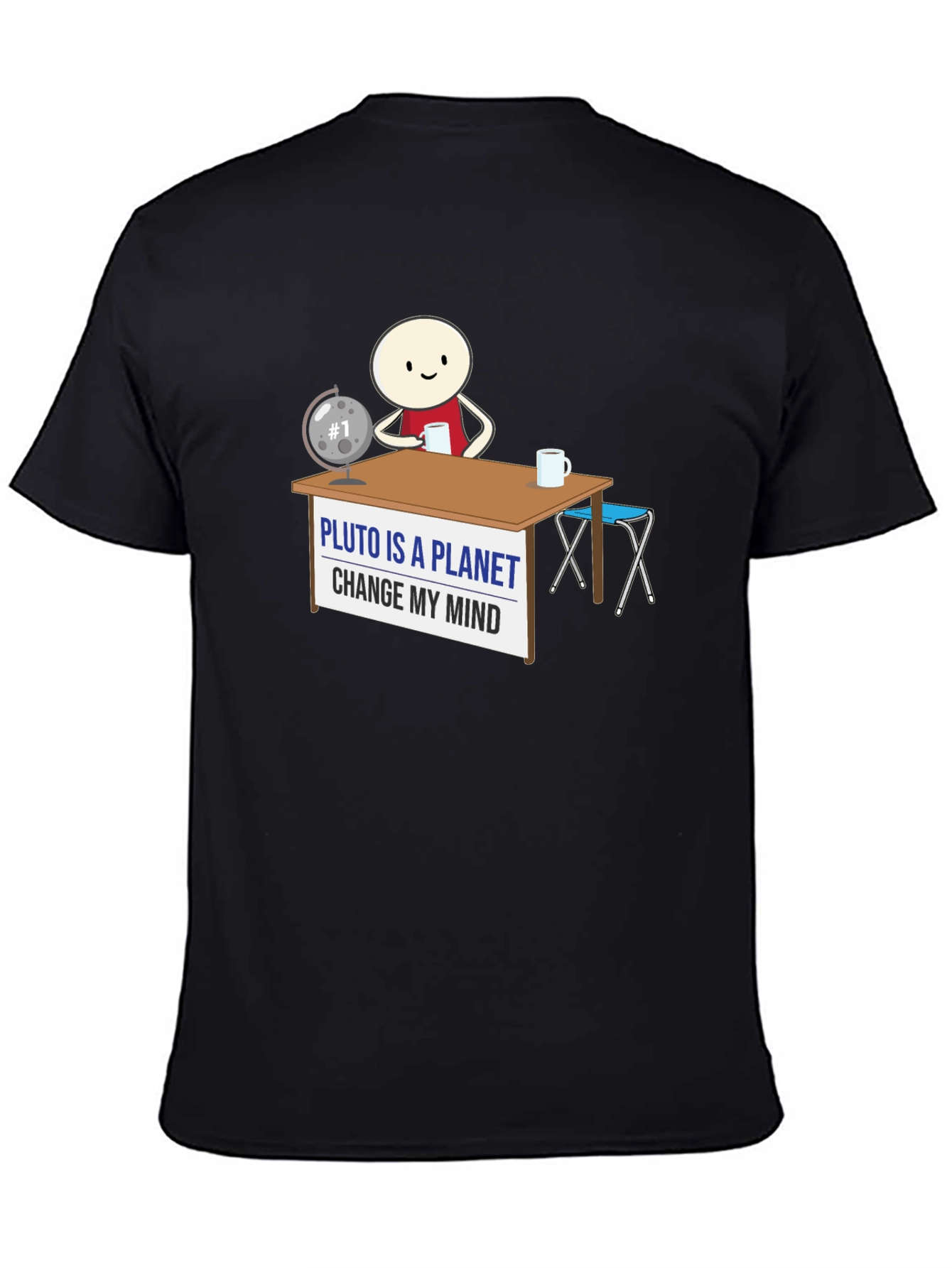 Pluto Is A Planet Change My Mind Graphic Tee