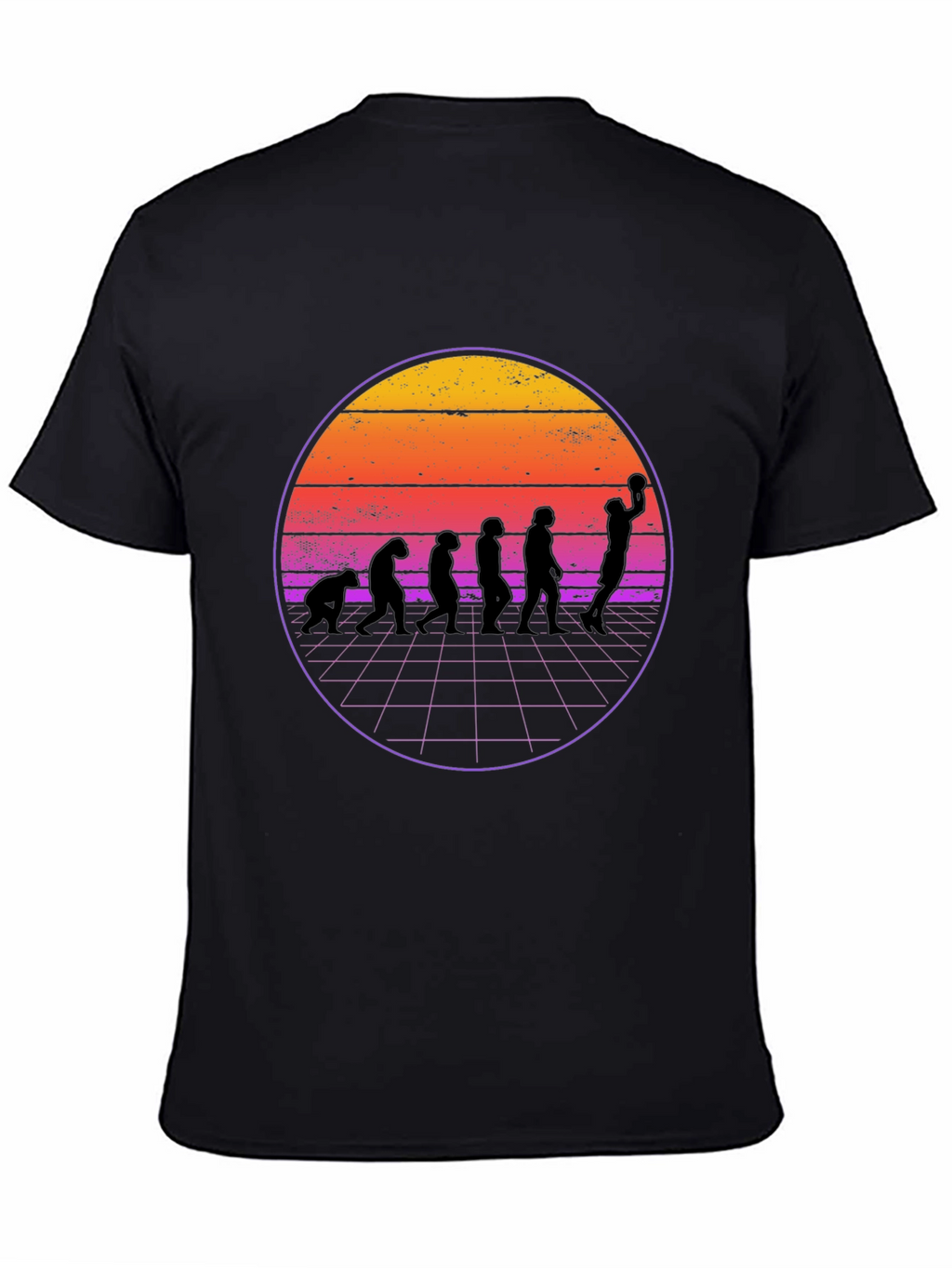 Retro Evolution Basketball T-Shirt