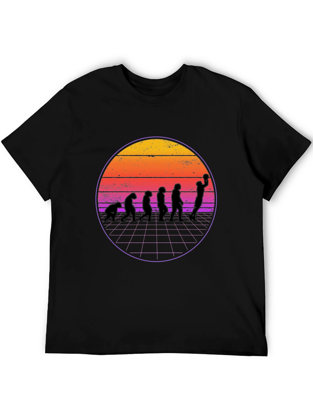 Retro Evolution Basketball T-Shirt