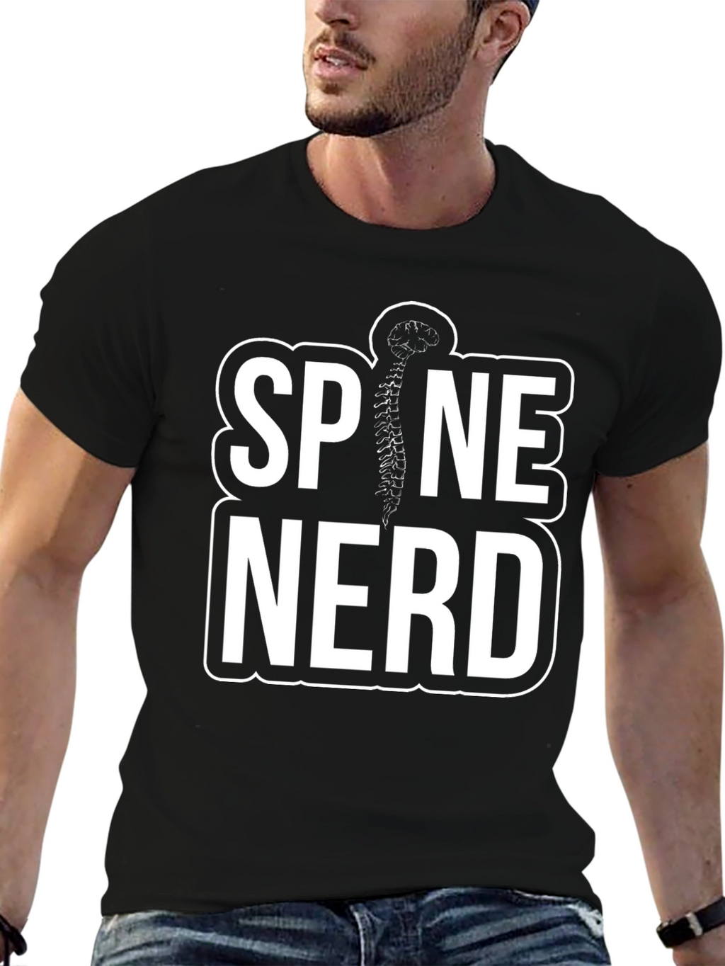 Spine Nerd T-Shirt: Anatomy Humor Tee