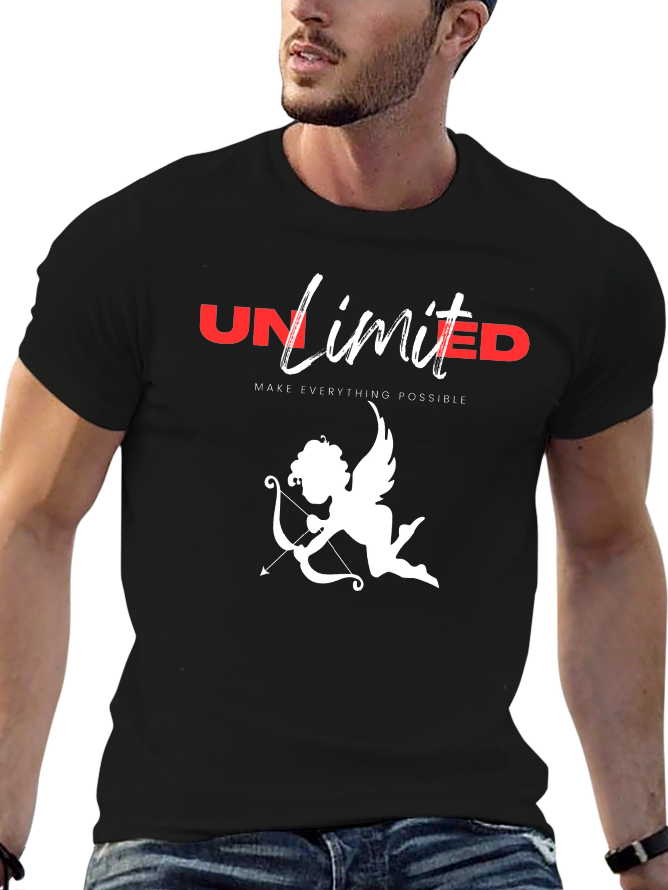 Unlimited Love Cupid Graphic T-Shirt