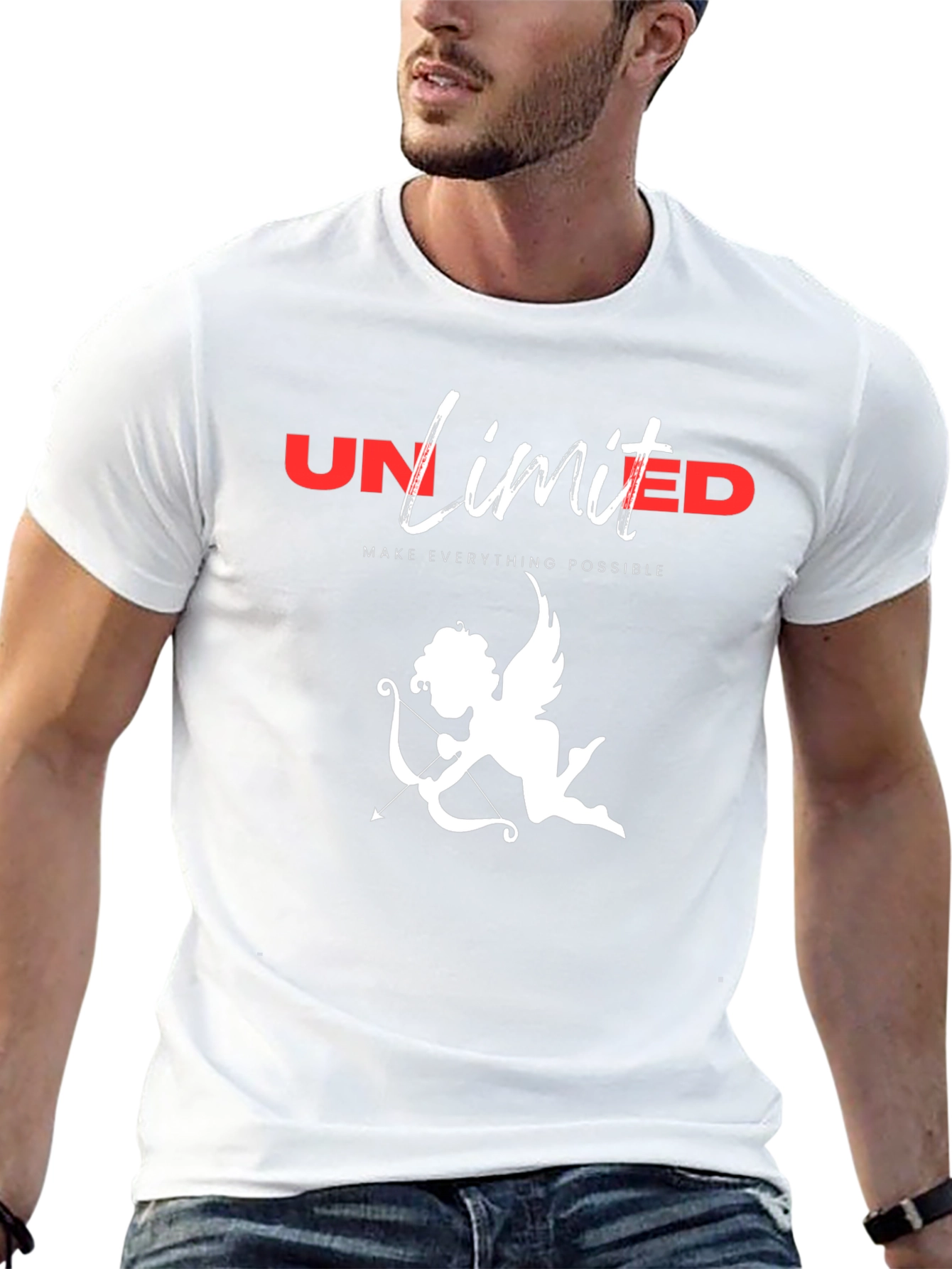 Unlimited Love Cupid Graphic T-Shirt