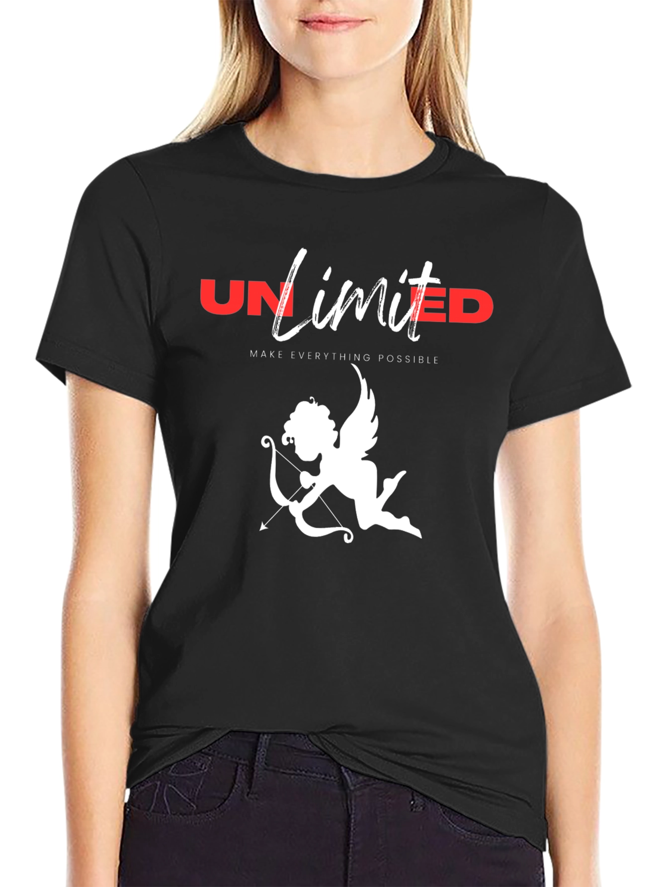 Unlimited Love Cupid Graphic T-Shirt