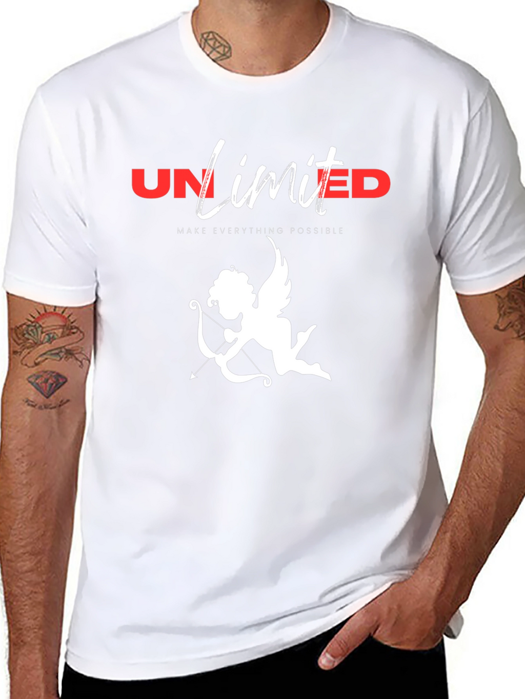 Unlimited Love Cupid Graphic T-Shirt