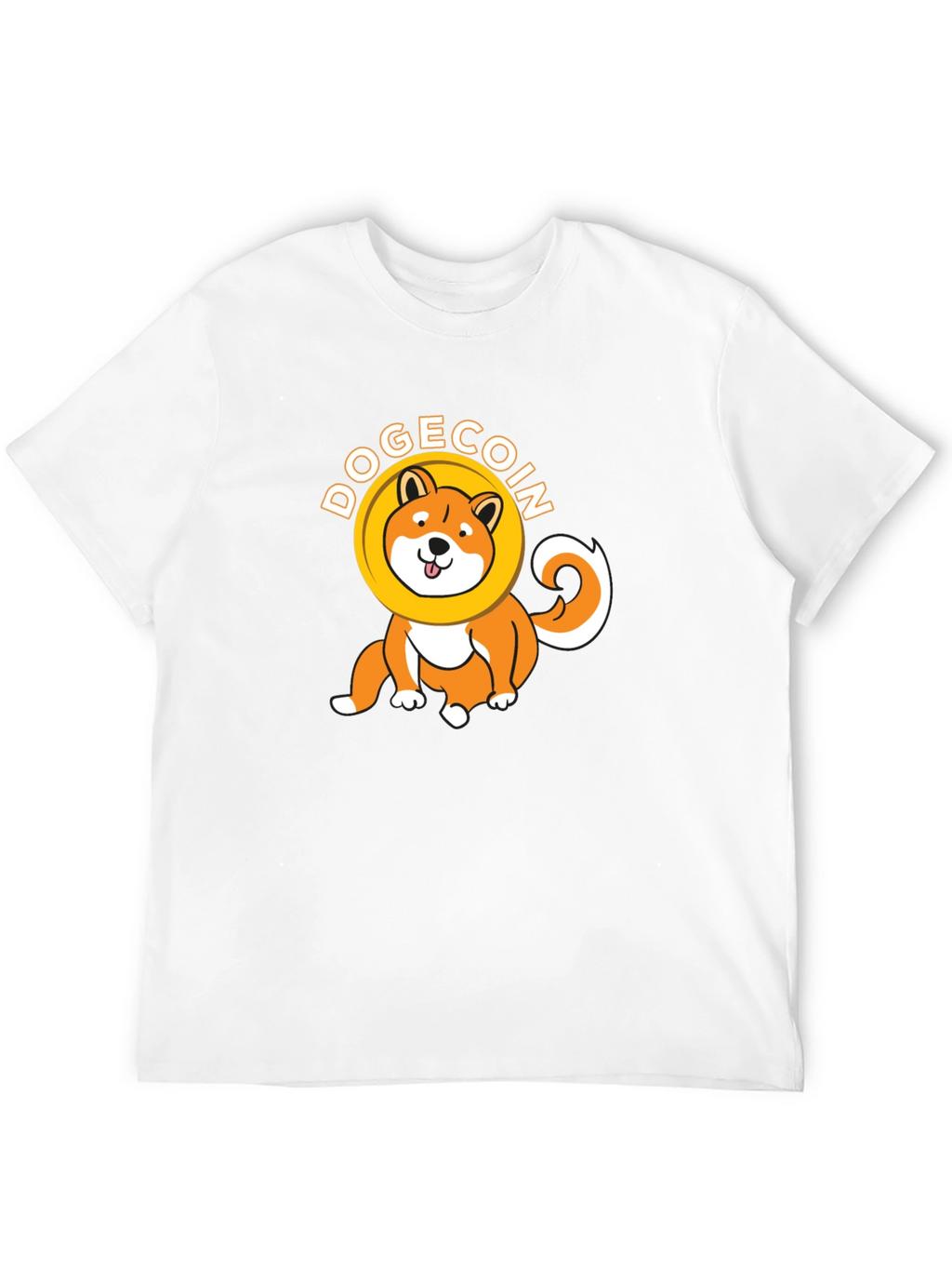Dogecoin Crypto Black T-Shirt