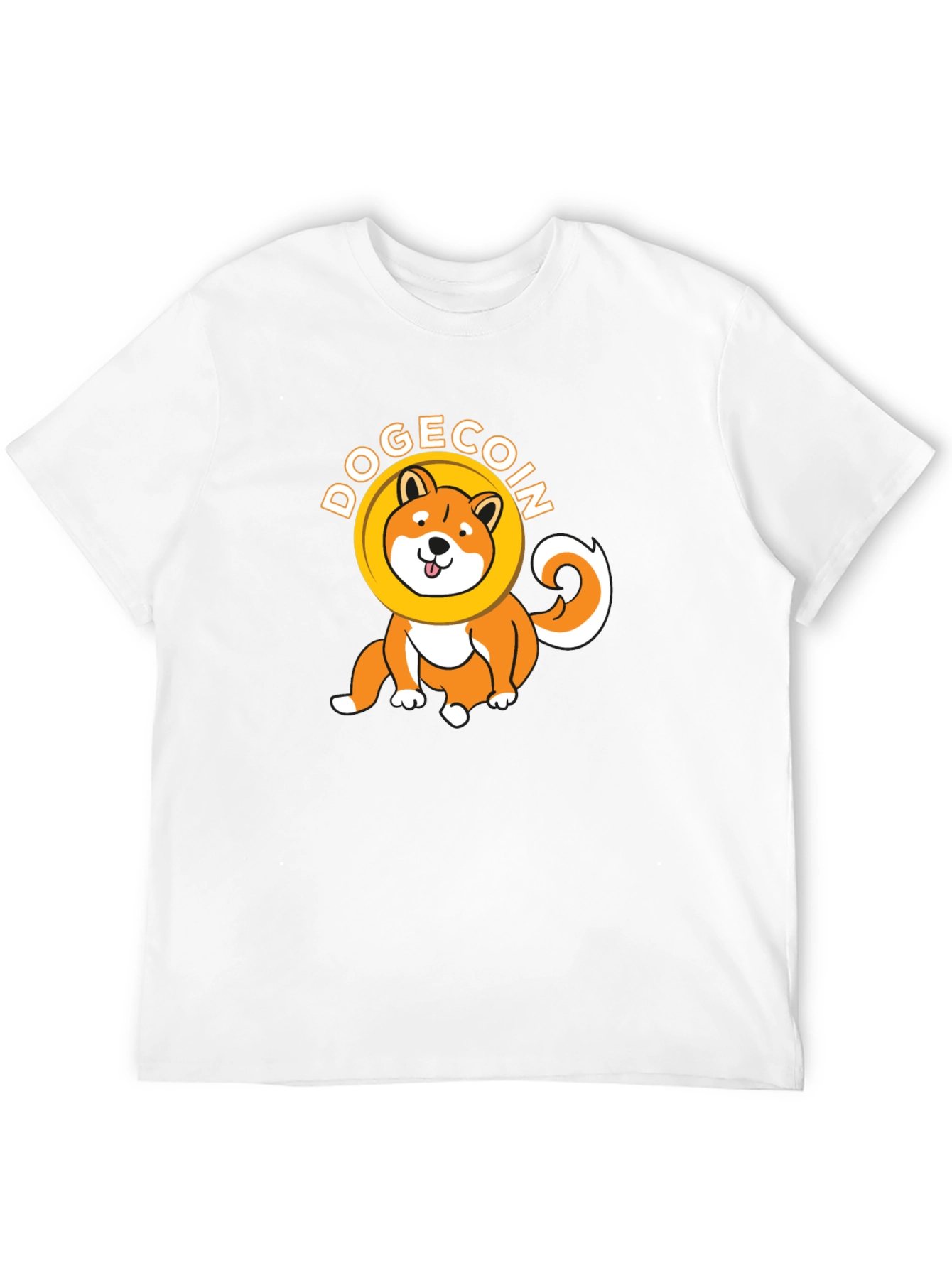 Dogecoin Crypto Black T-Shirt