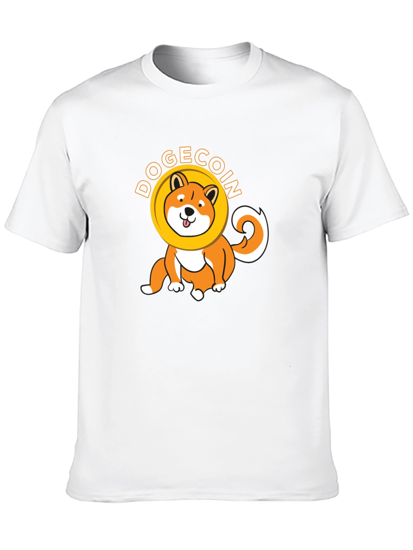 Dogecoin Crypto Black T-Shirt