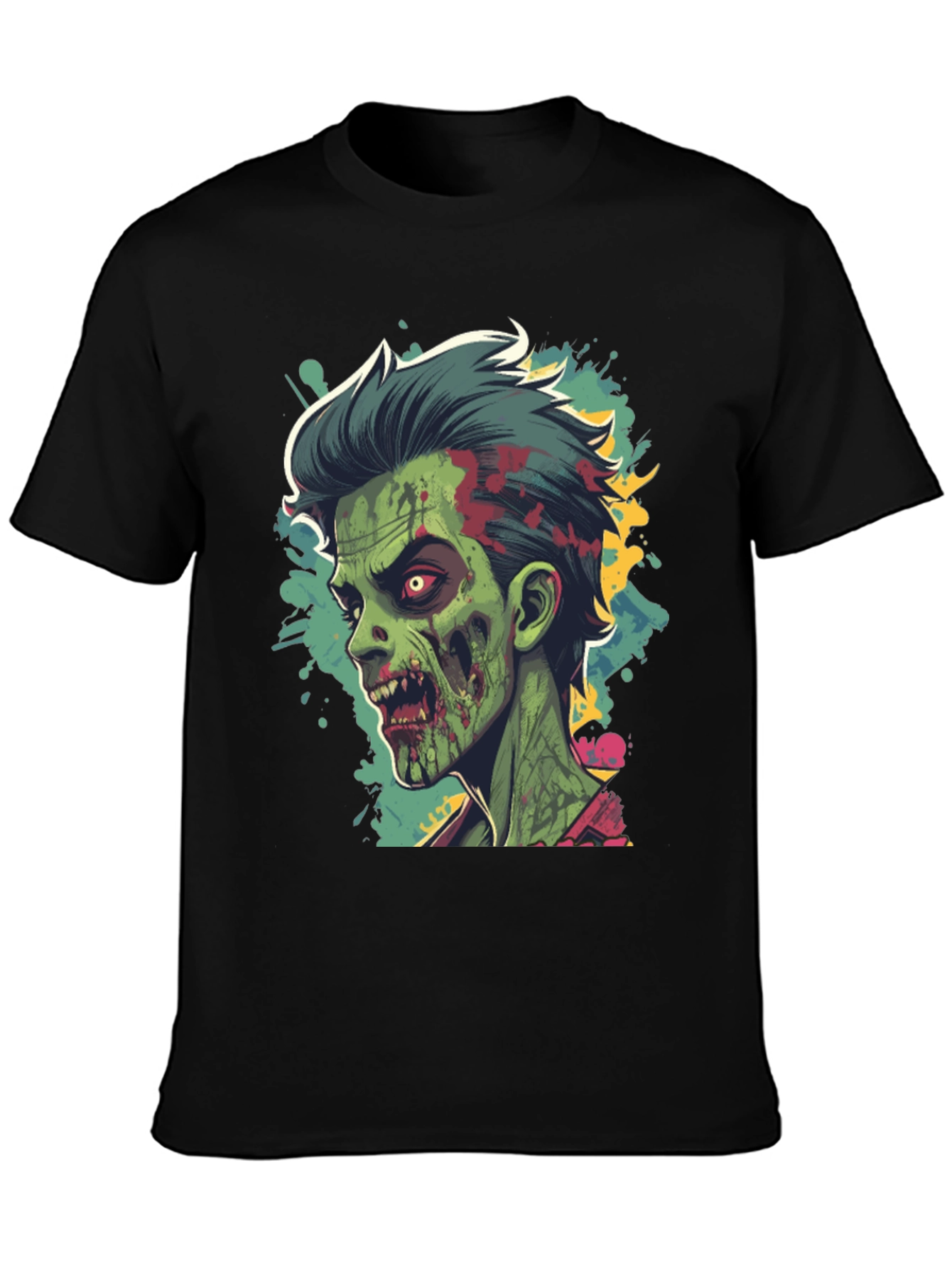 Zombie Graphic Tee - Cool Halloween Style