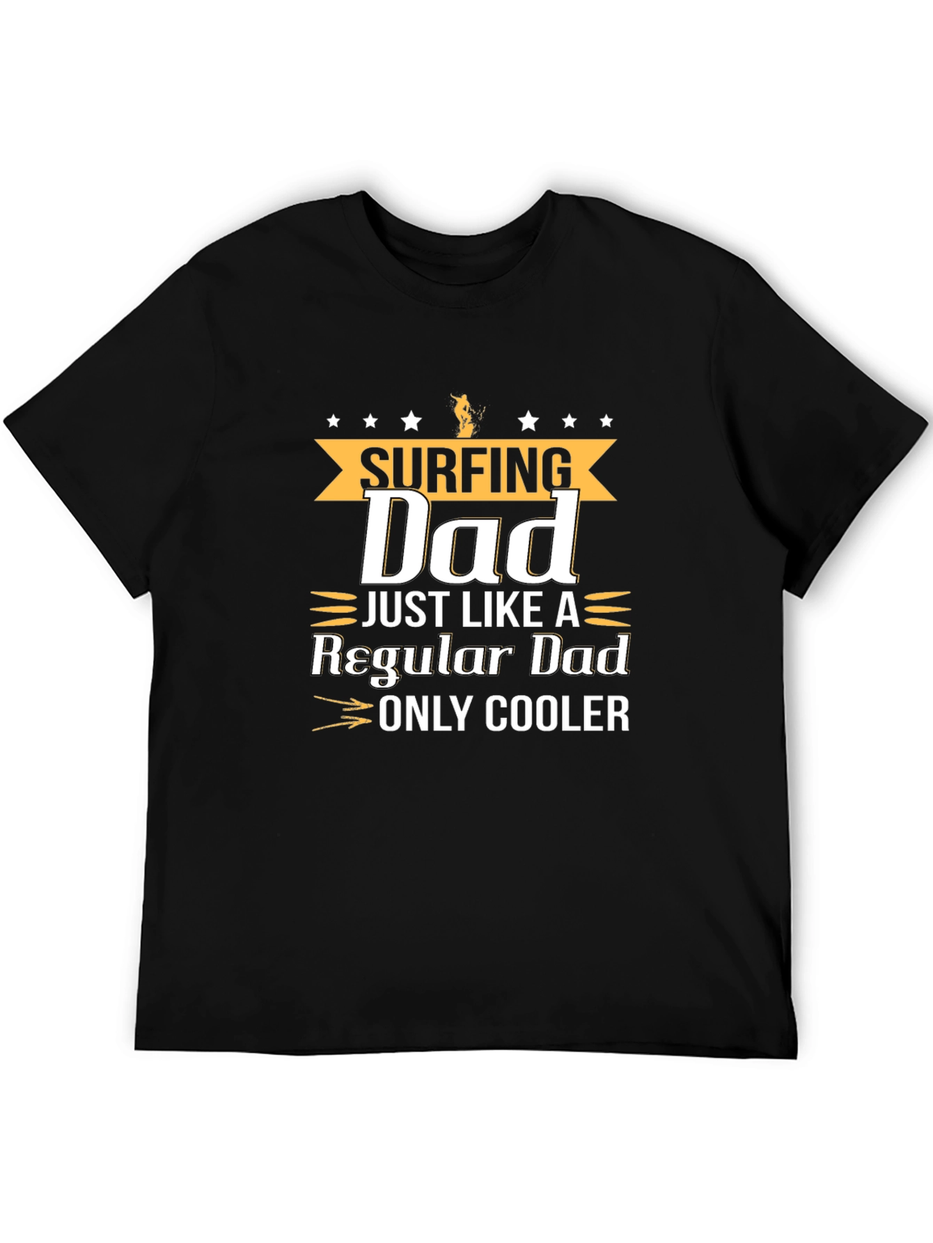 Surfing Dad Graphic T-Shirt - Cool Fathers Day Gift