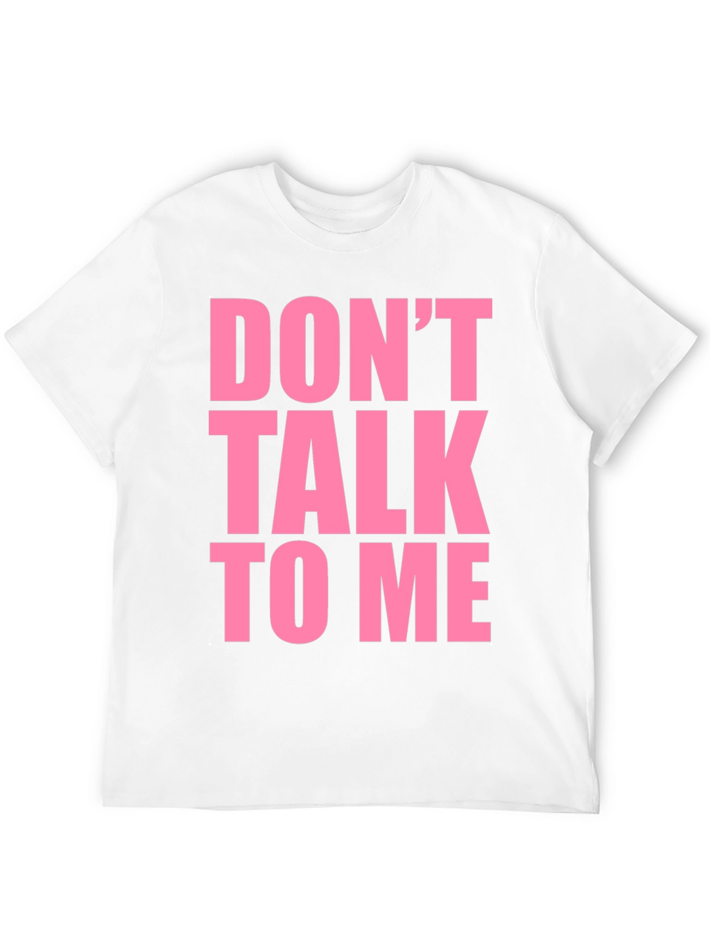 Dont Talk To Me Graphic Tee - Black