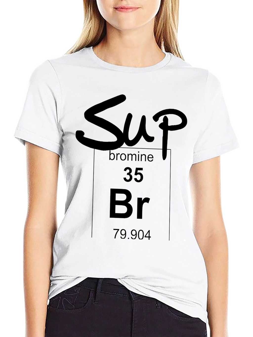 Sup Bromine Periodic Table Black T-Shirt