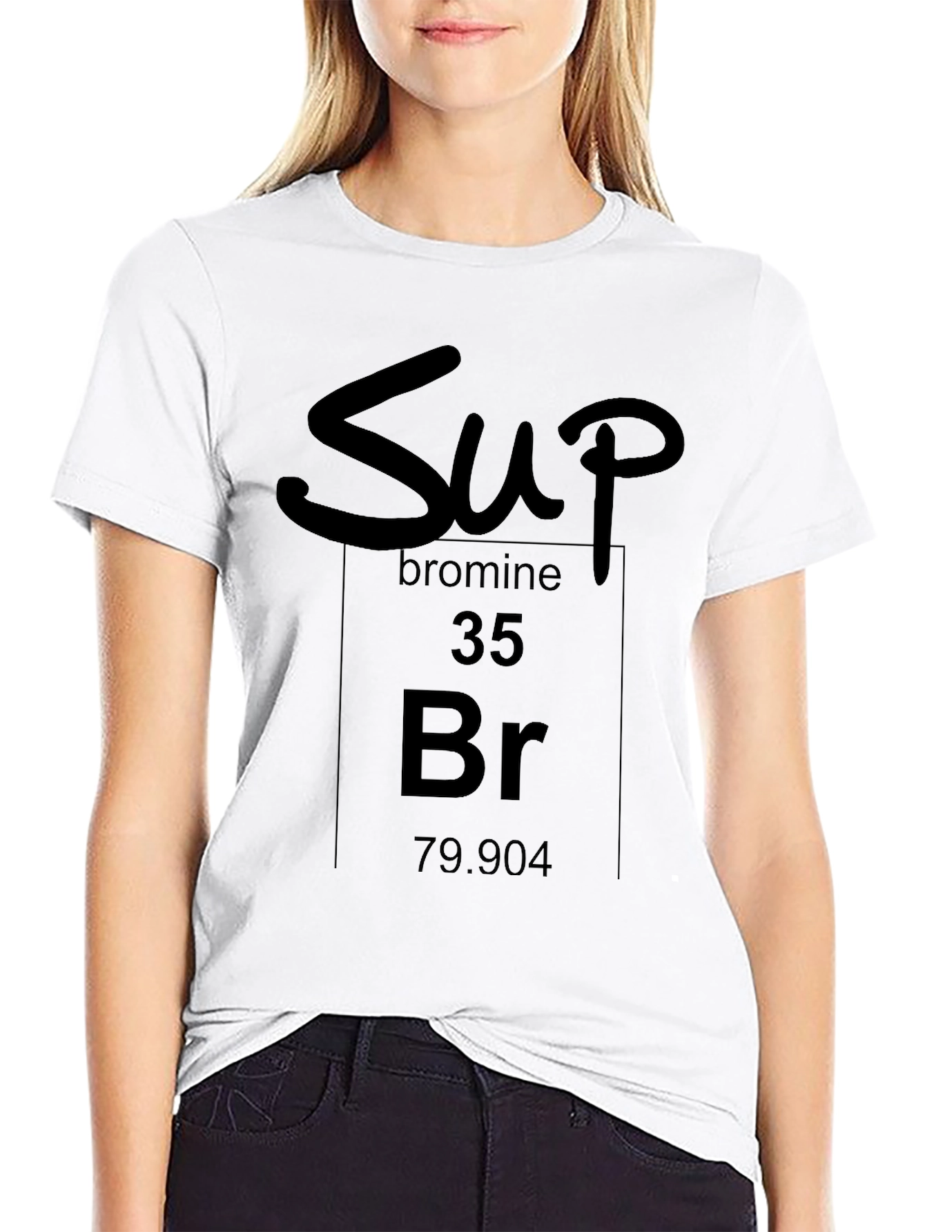 Sup Bromine Periodic Table Black T-Shirt