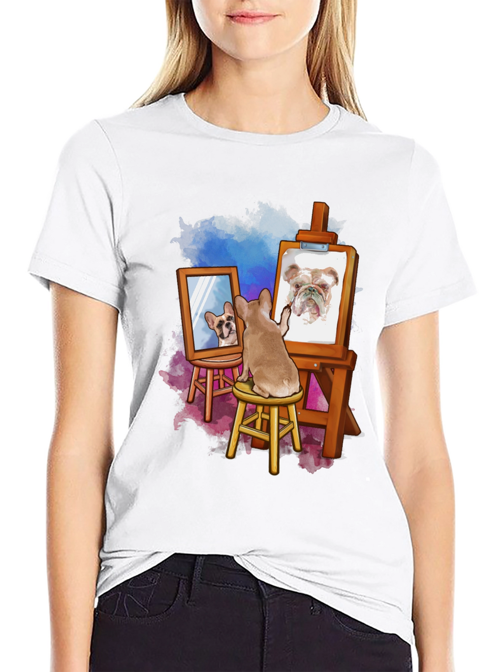 Dog Painting Dog T-Shirt