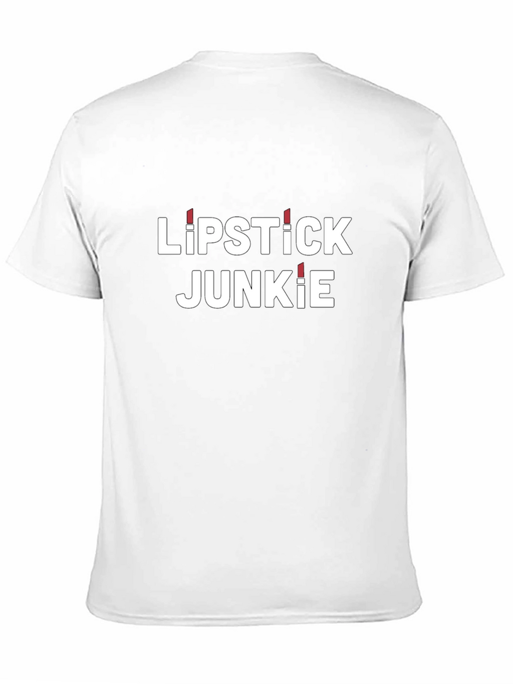 Lipstick Junkie Black Graphic Tee