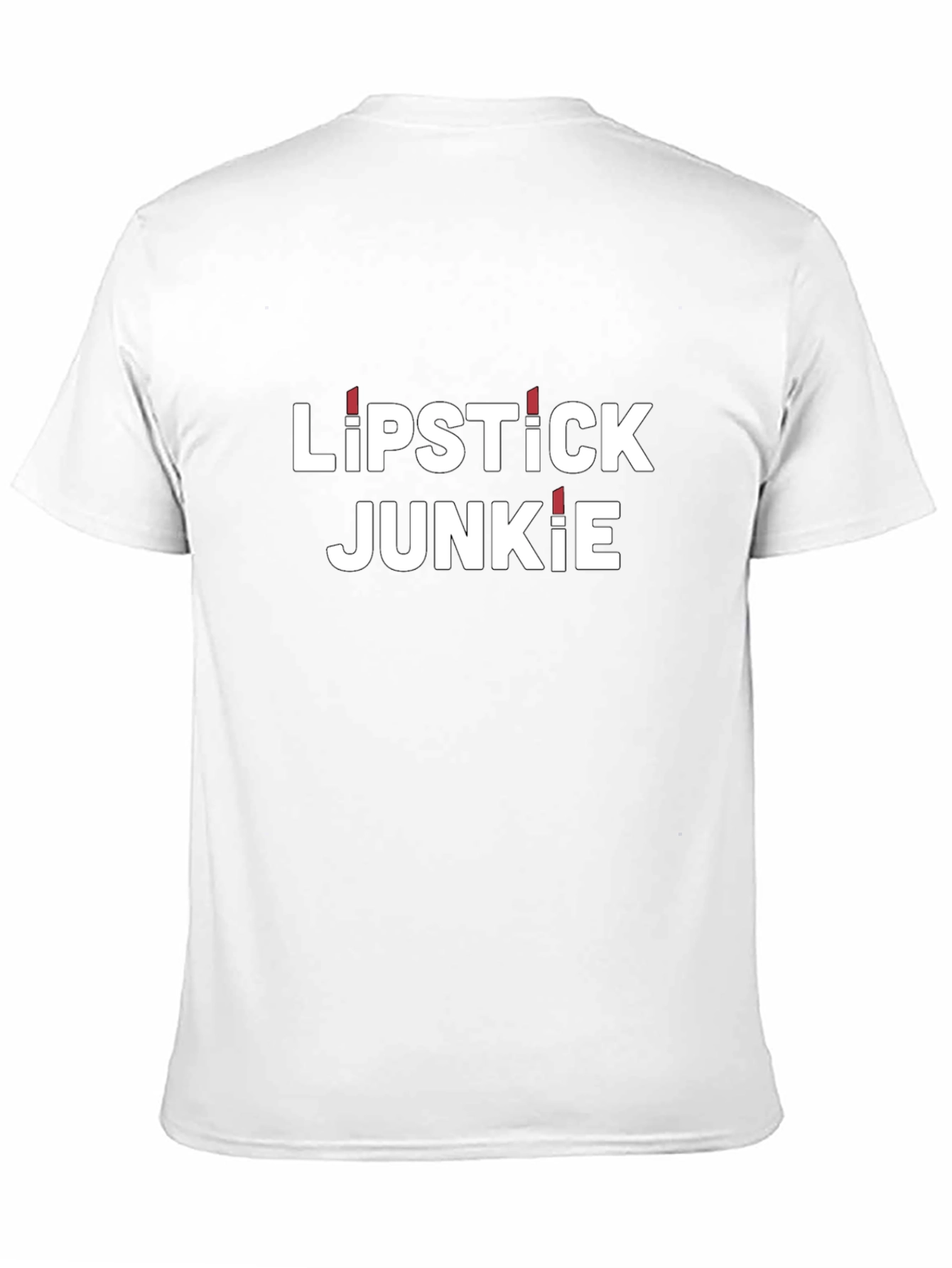 Lipstick Junkie Black Graphic Tee