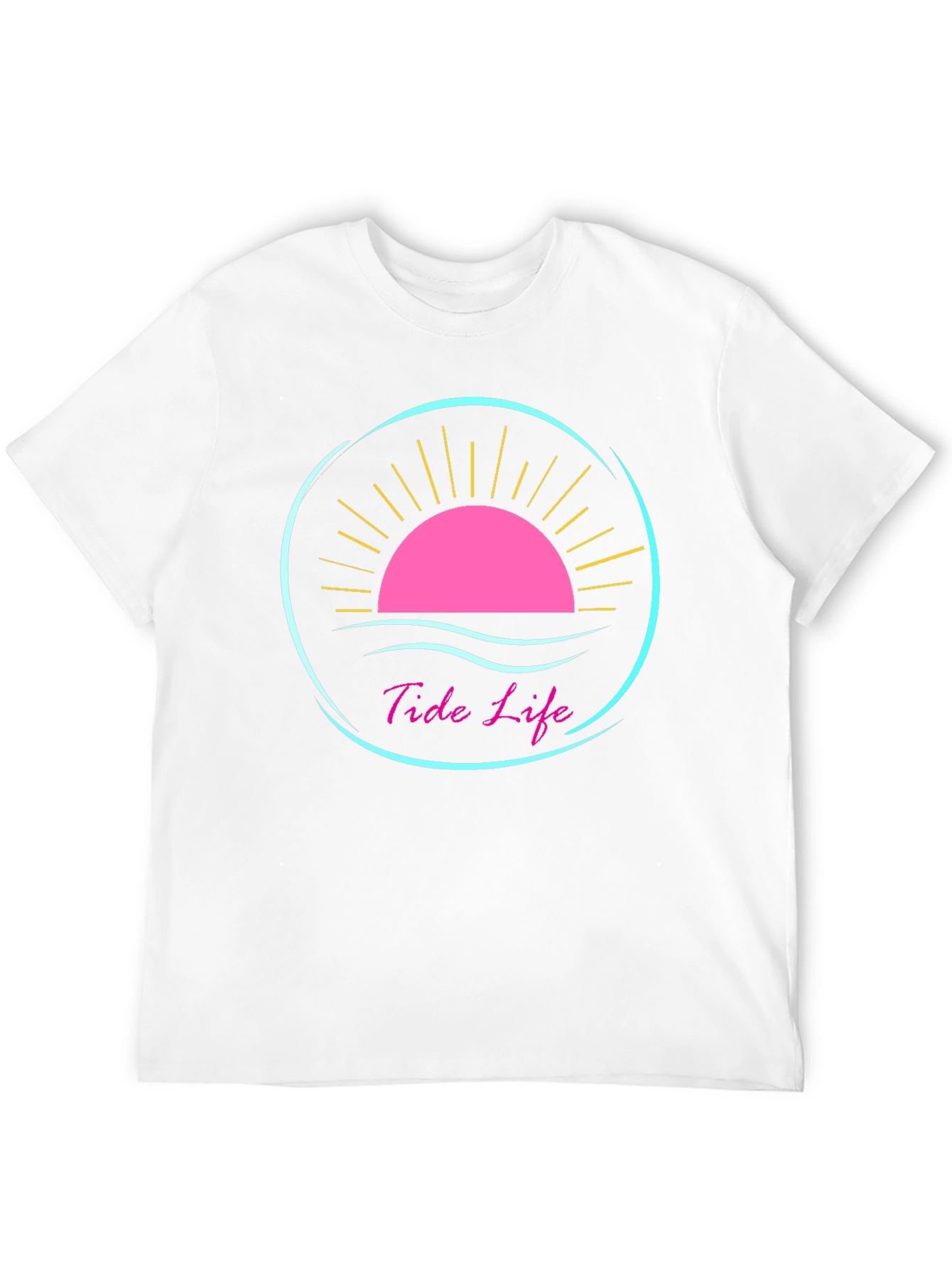 Tide Life Black Graphic Tee