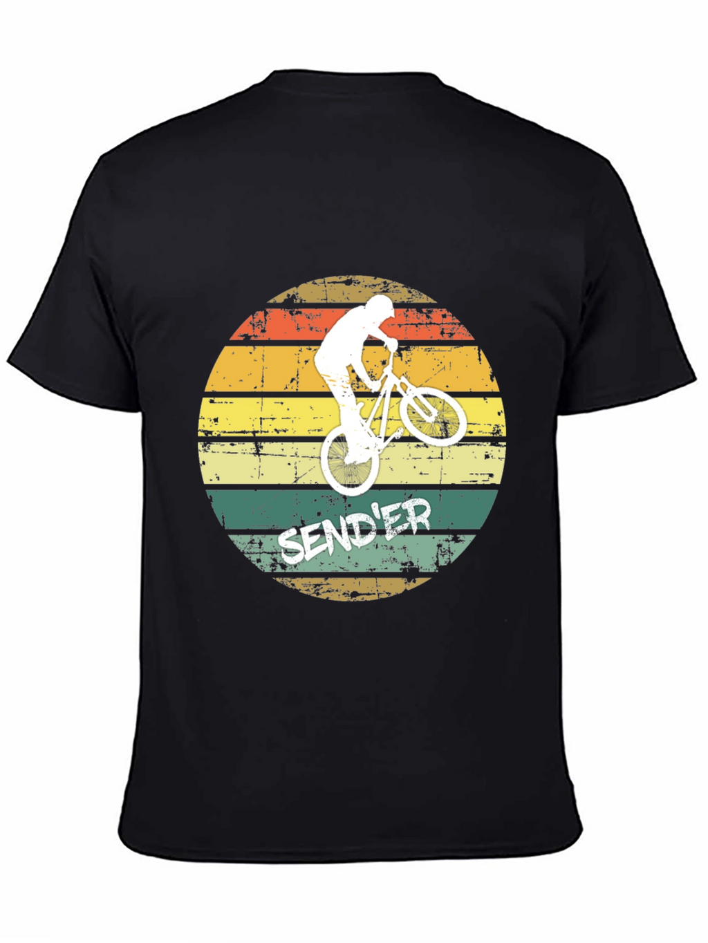 Retro Sender Mountain Biking T-Shirt