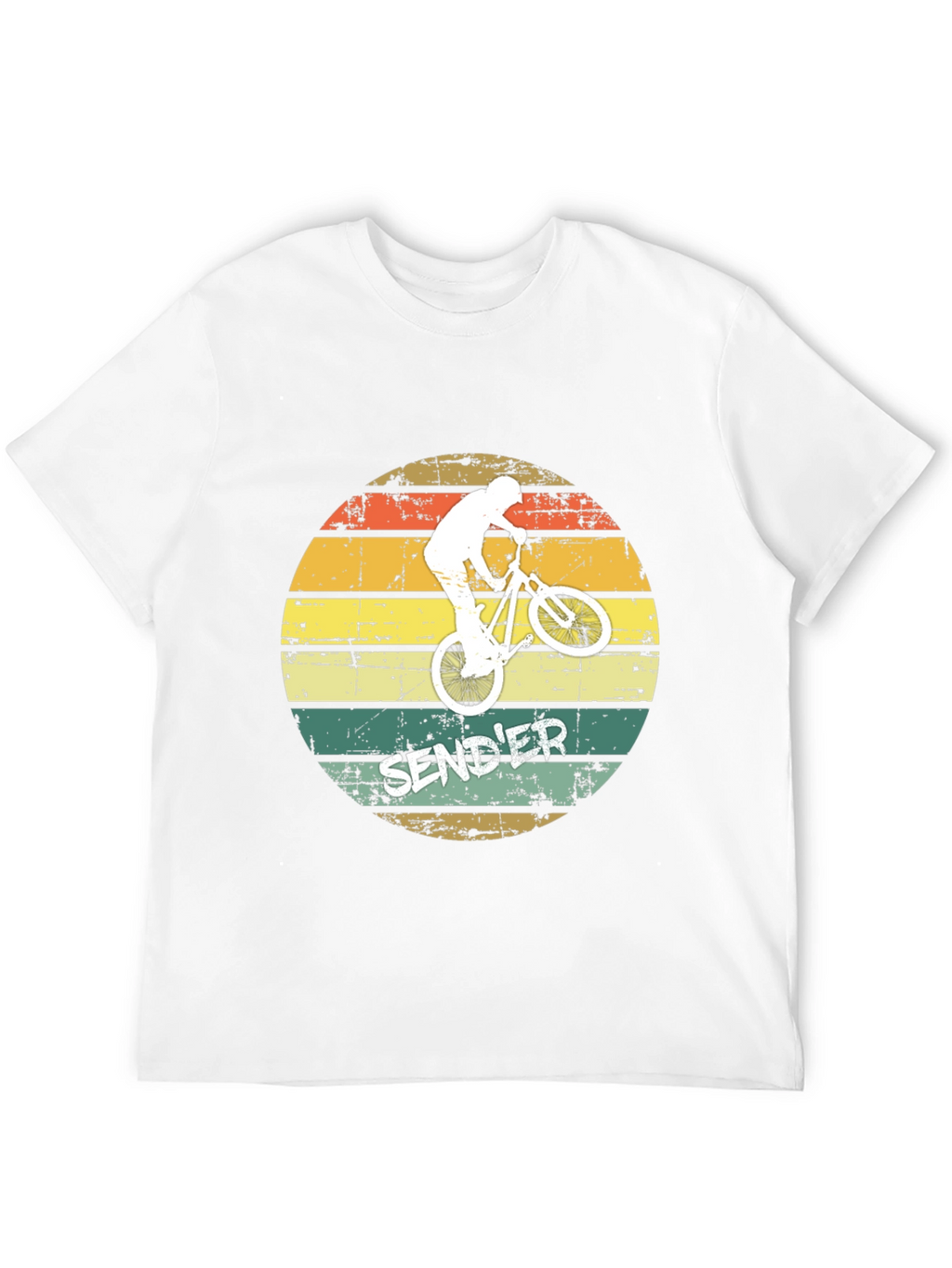 Retro Sender Mountain Biking T-Shirt