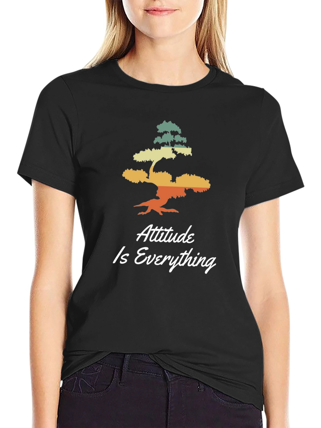 Attitude Is Everything Tree T-Shirt