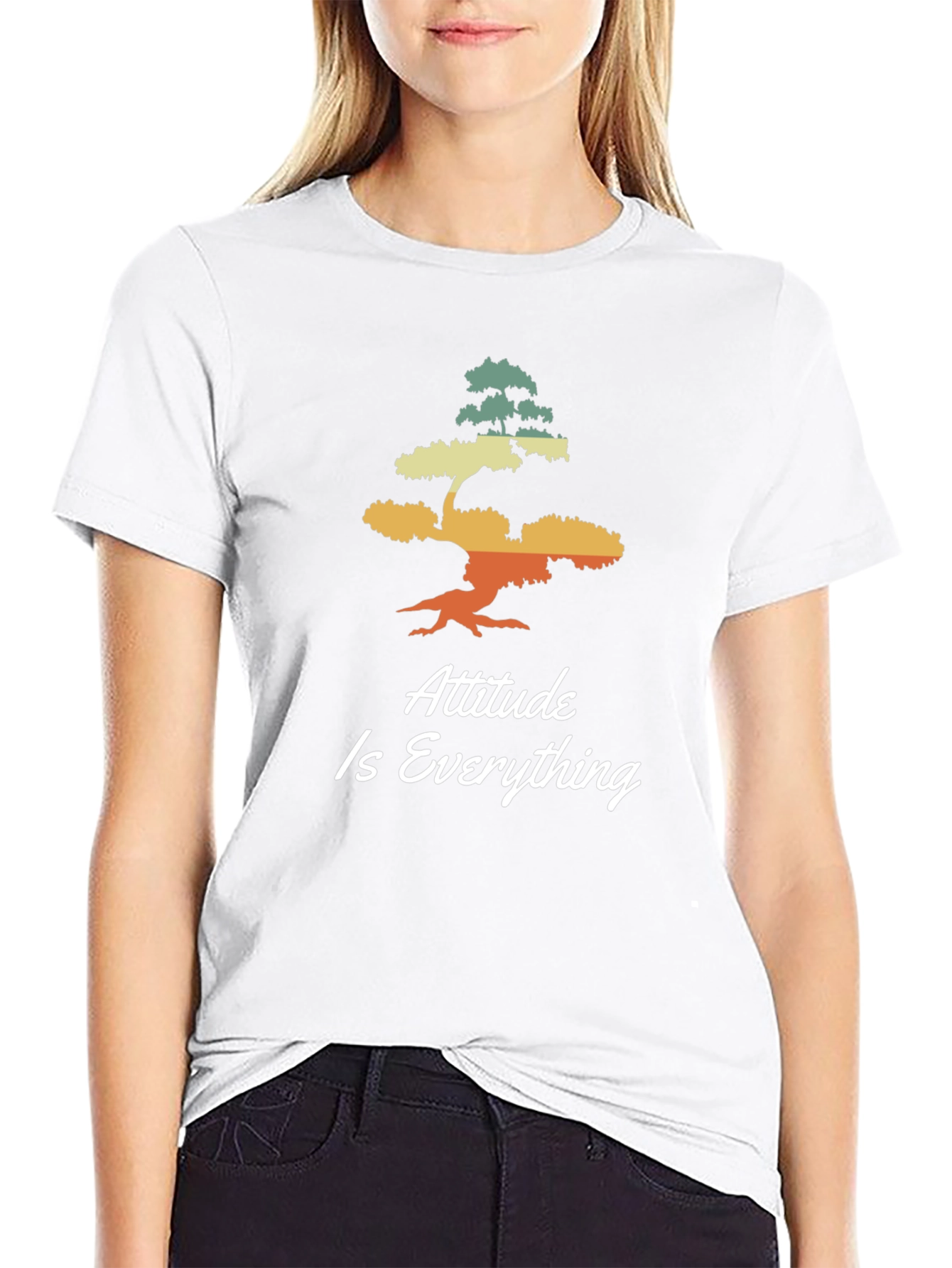 Attitude Is Everything Tree T-Shirt