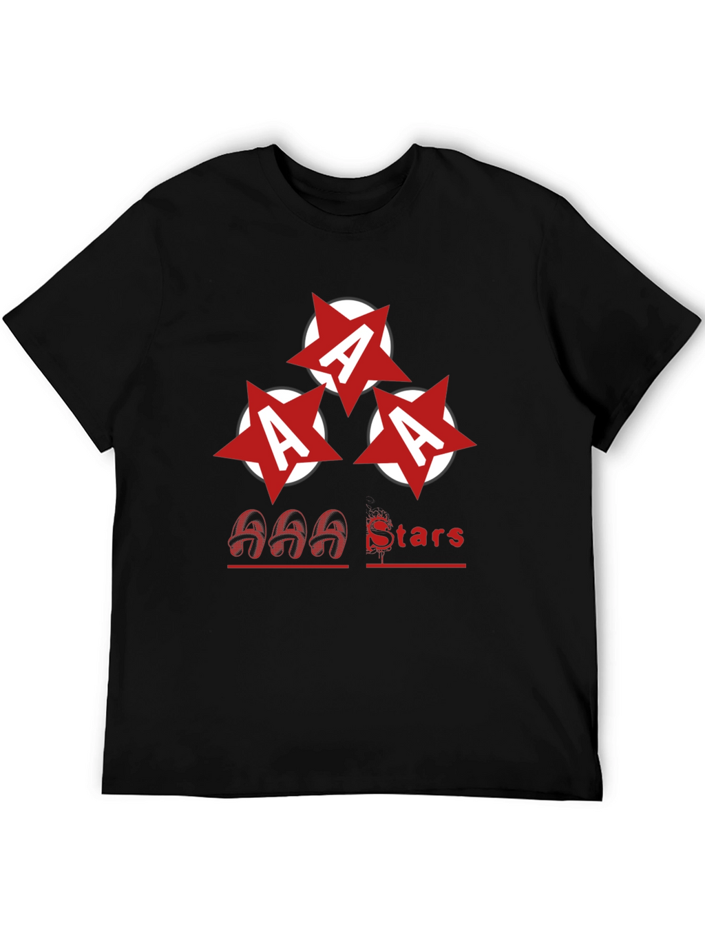 AAA Stars Graphic Tee - Bold and Stylish