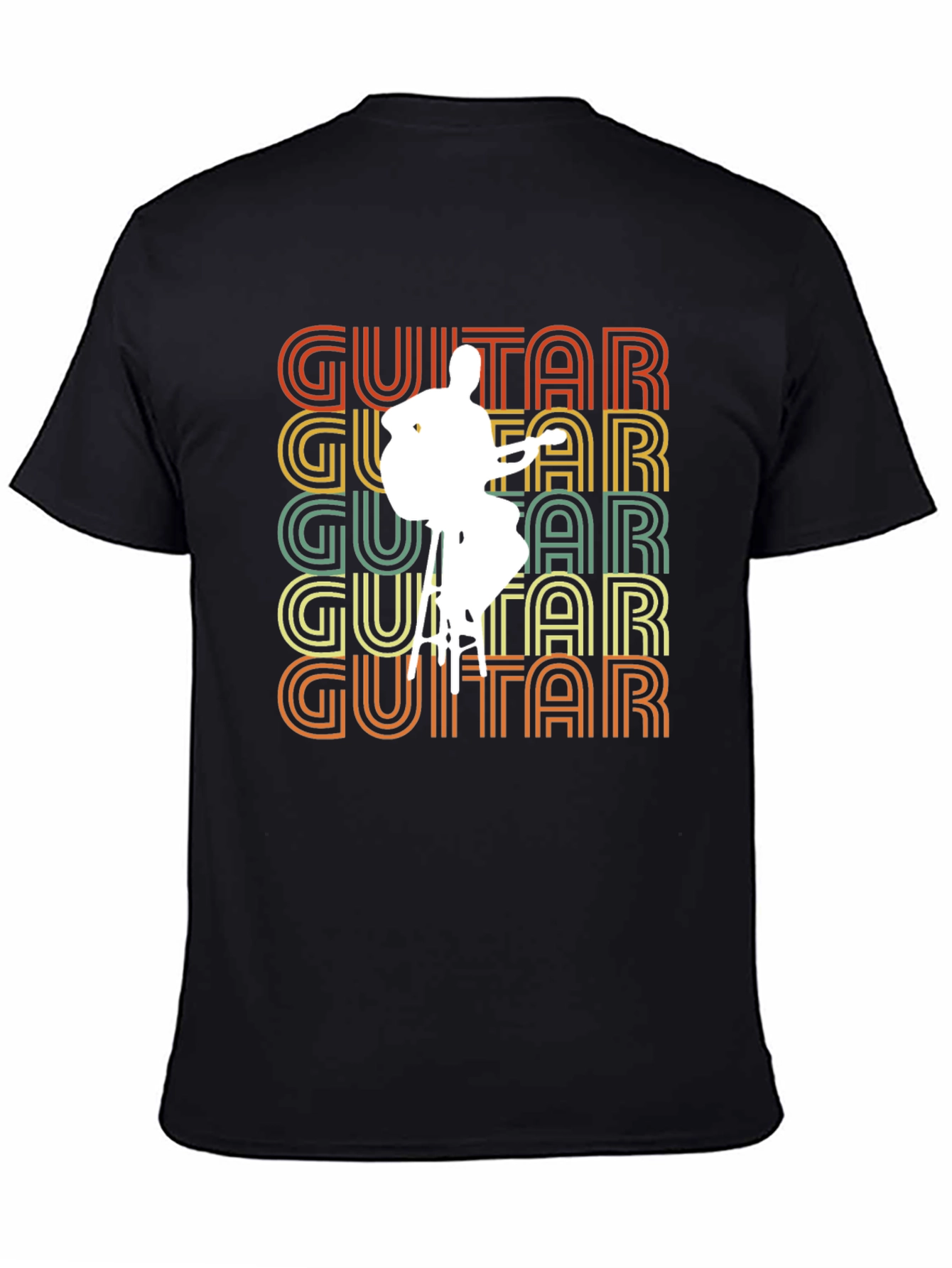 Retro Guitar Player T-Shirt