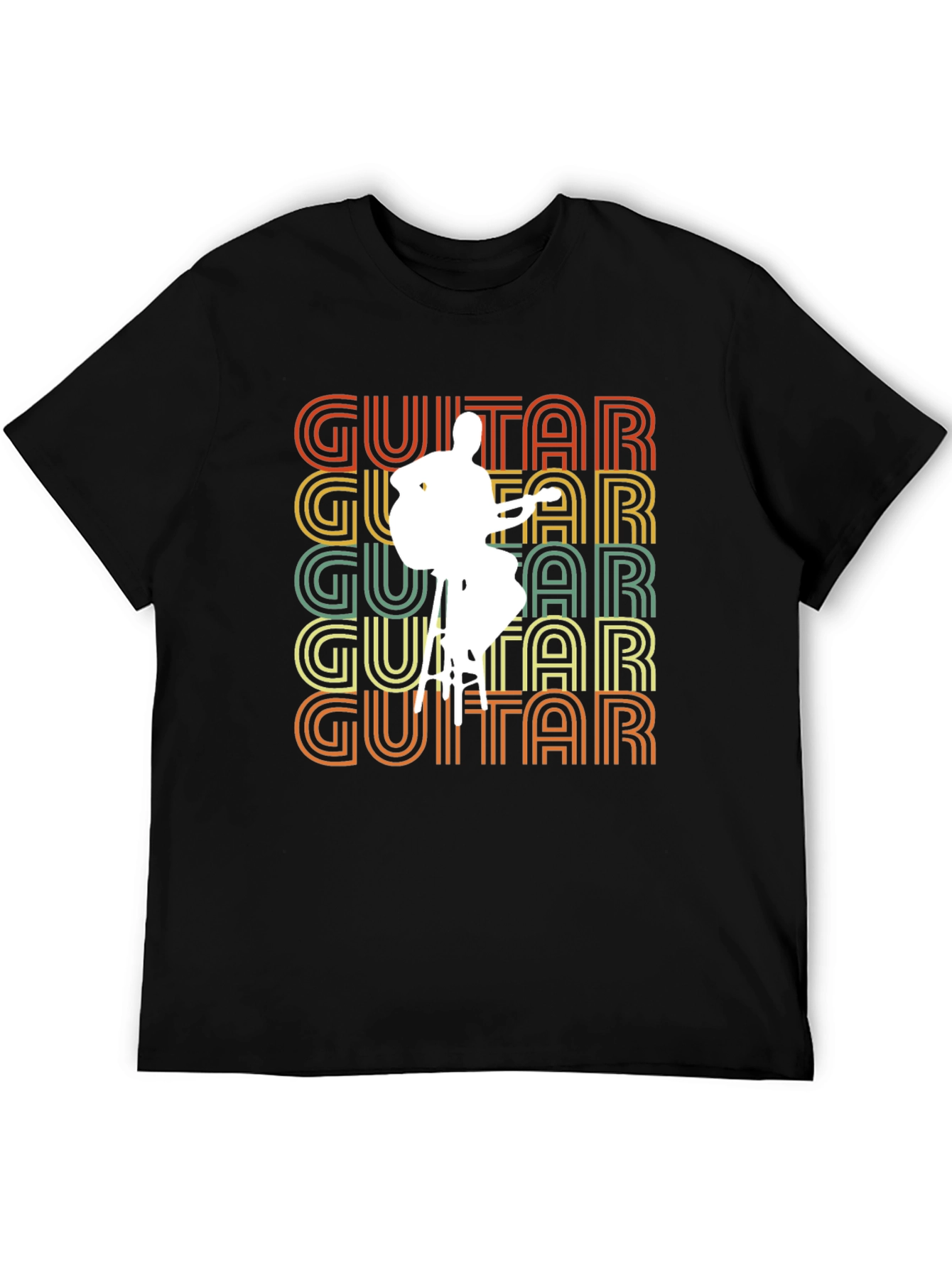 Retro Guitar Player T-Shirt