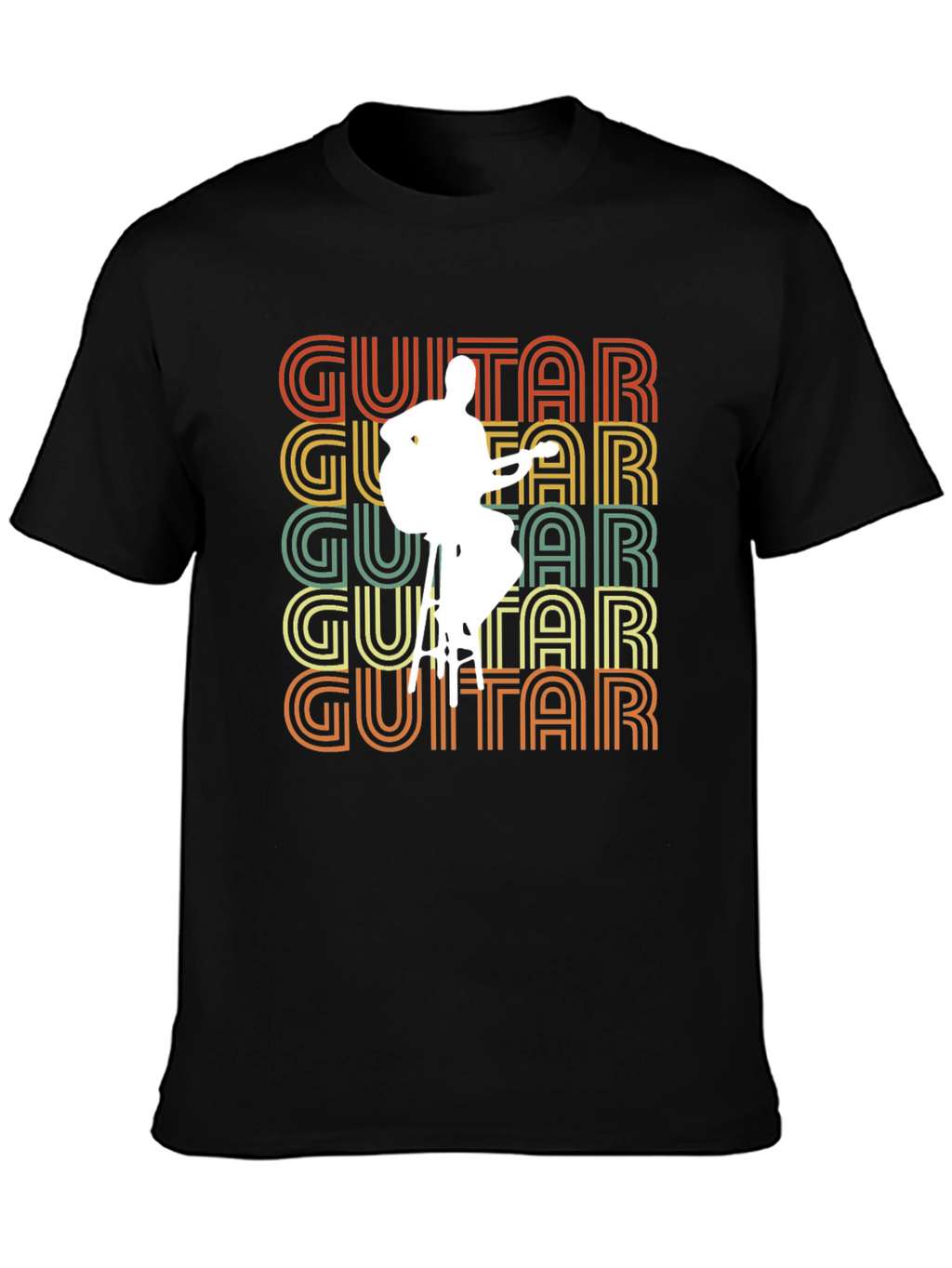 Retro Guitar Player T-Shirt