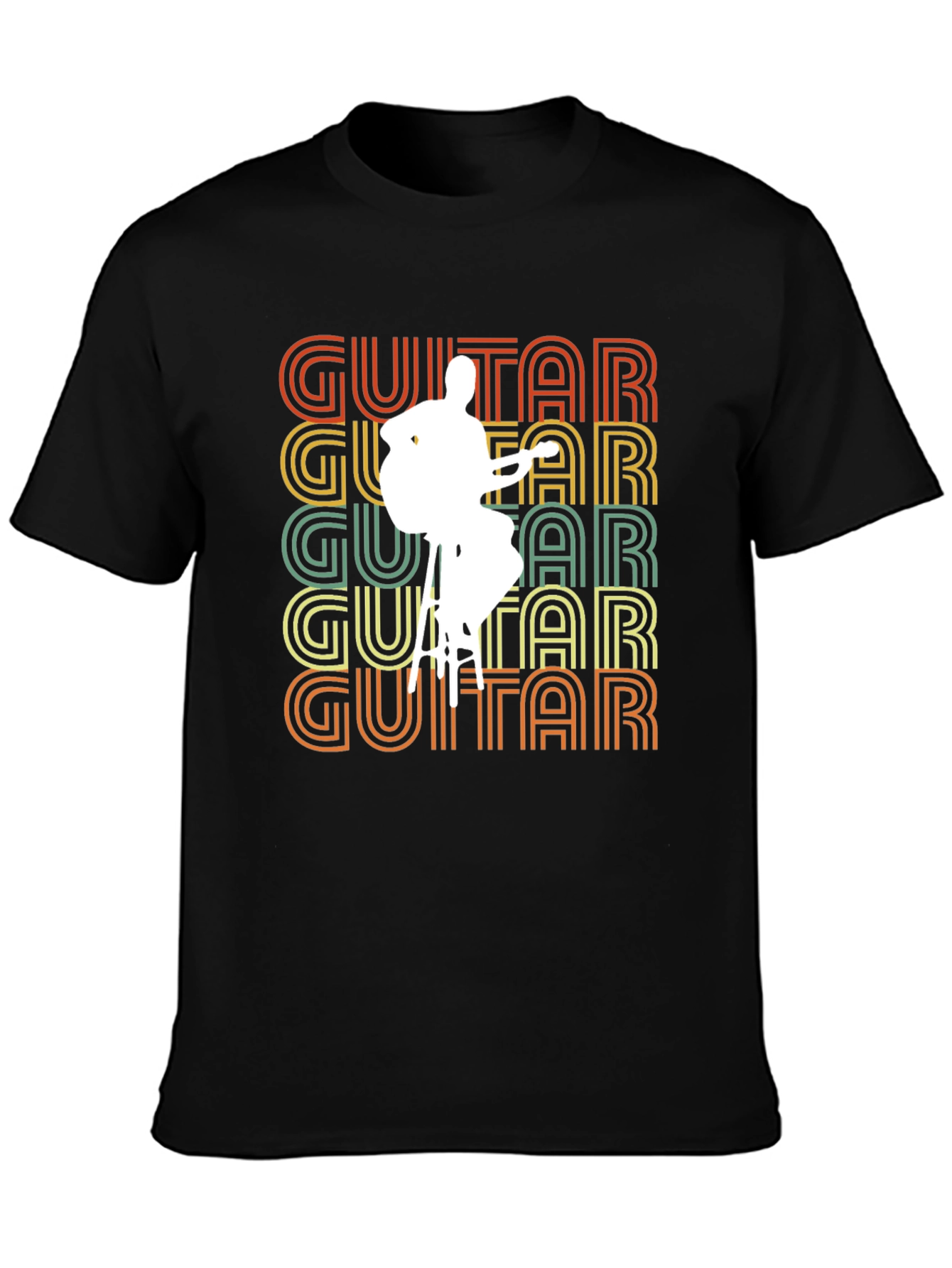 Retro Guitar Player T-Shirt
