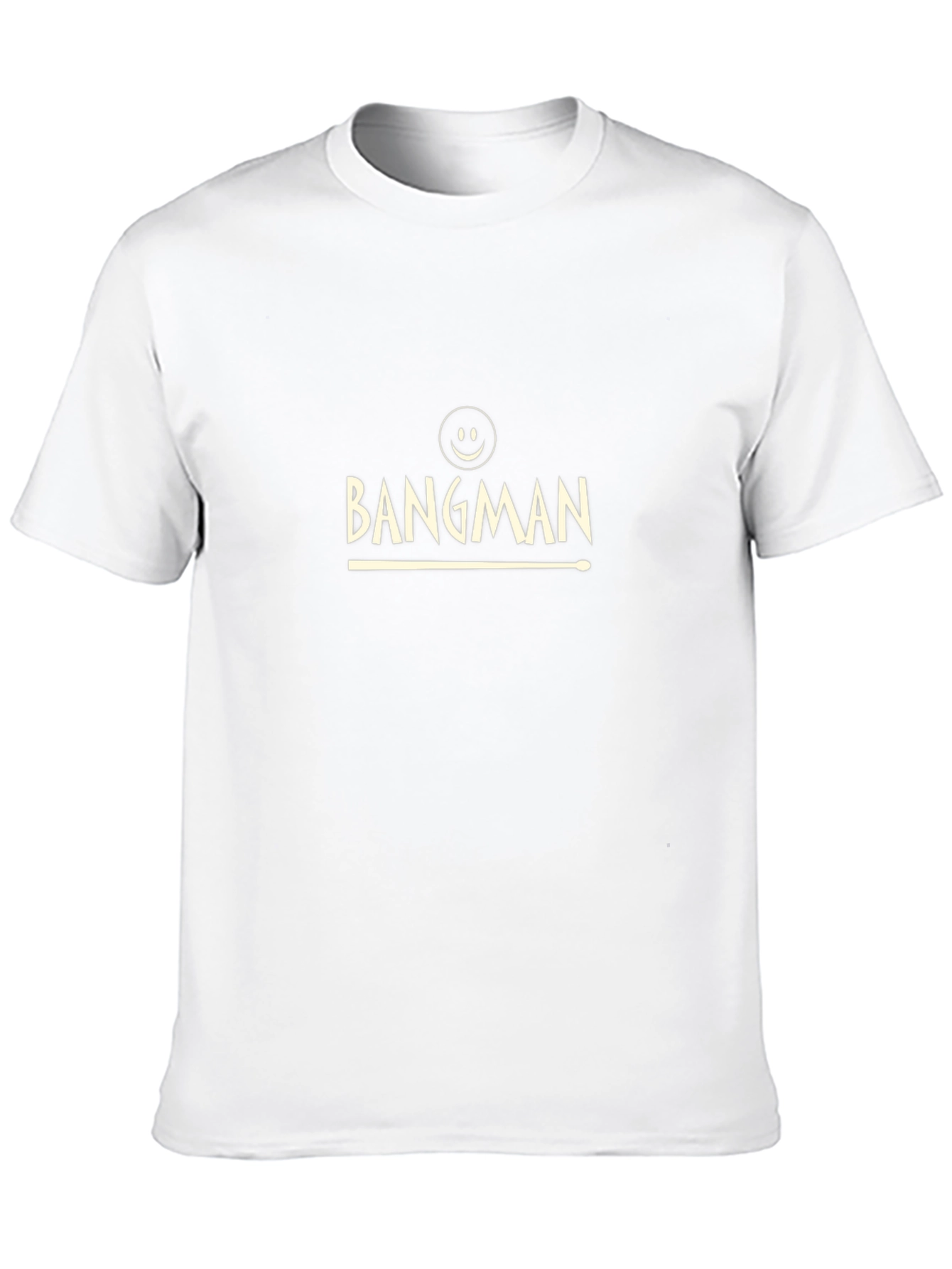 Bangman Drummer T-Shirt - Black Crew Neck Tee