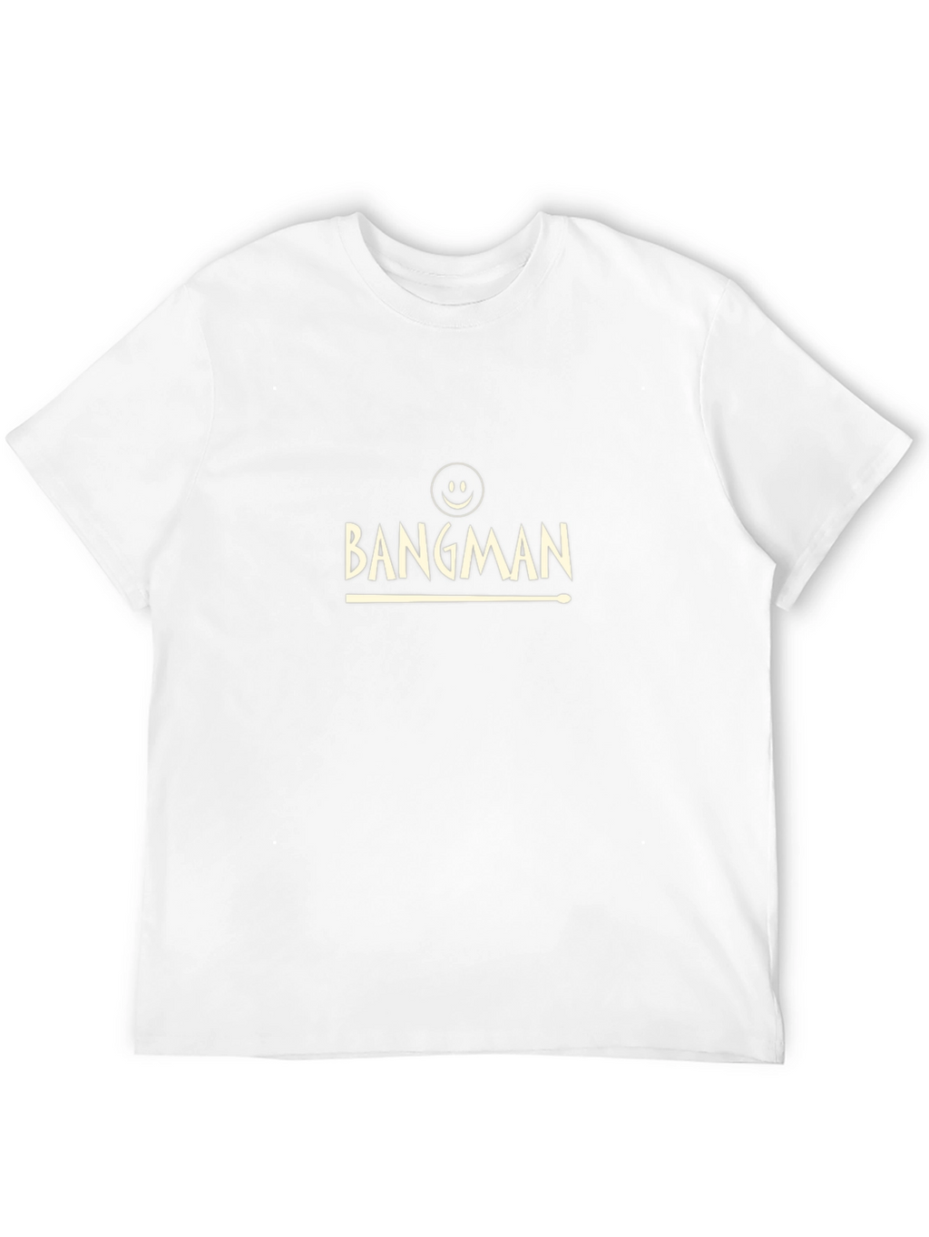 Bangman Drummer T-Shirt - Black Crew Neck Tee