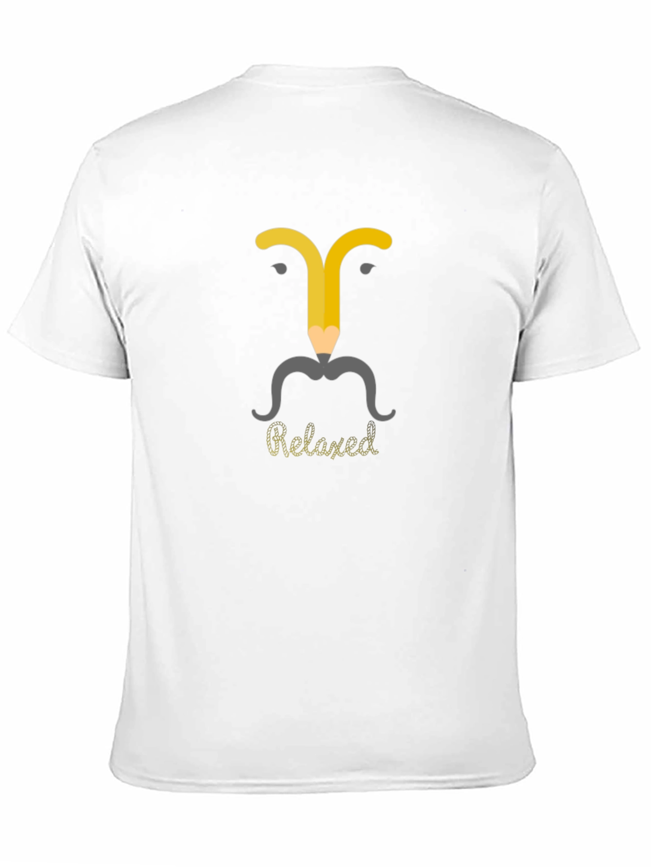 Relaxed Pencil Man Graphic T-Shirt - Modern Casual Wear