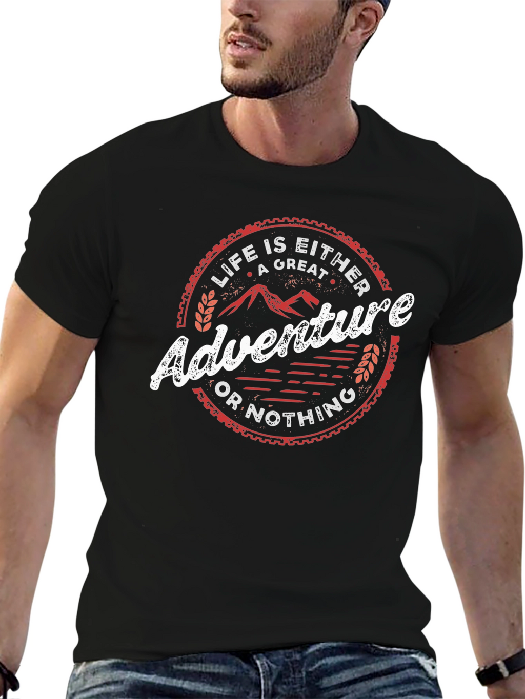 Adventure Graphic Tee - Life is Either