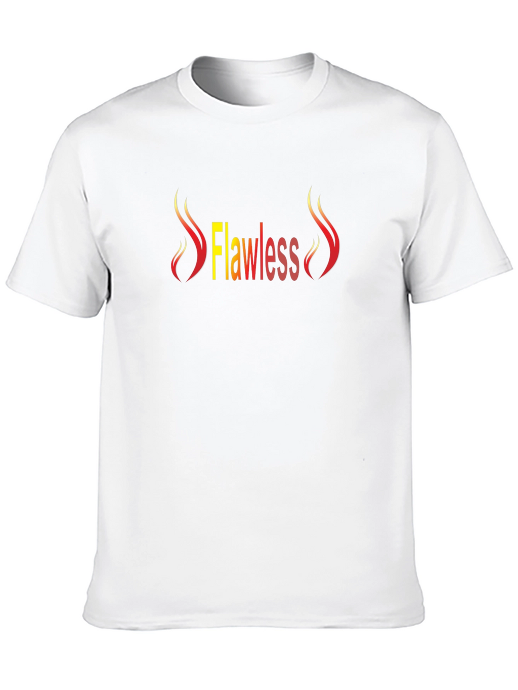 Flawless Flame Graphic Black T-Shirt