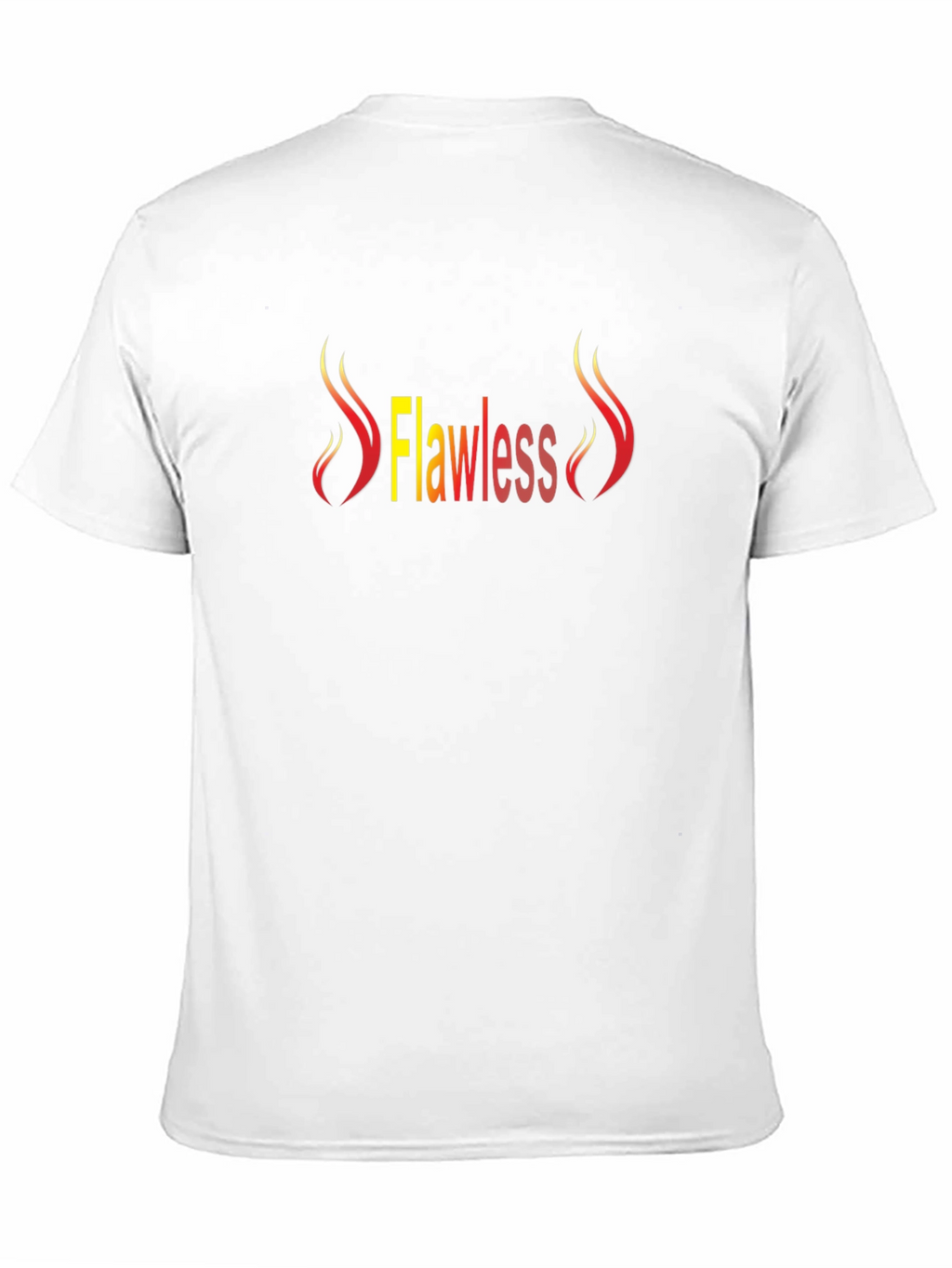 Flawless Flame Graphic Black T-Shirt