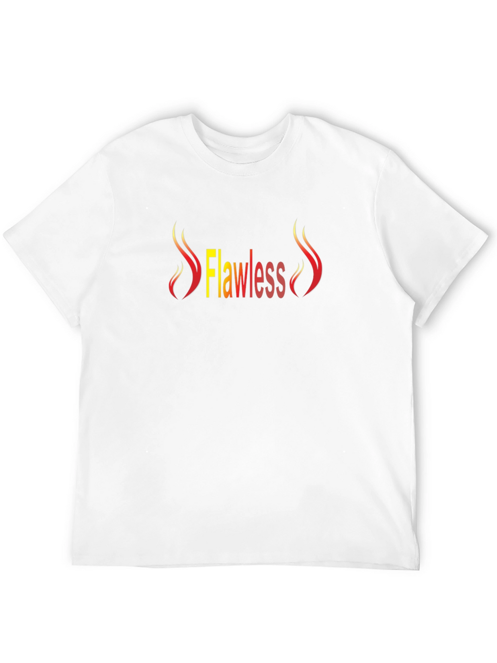 Flawless Flame Graphic Black T-Shirt