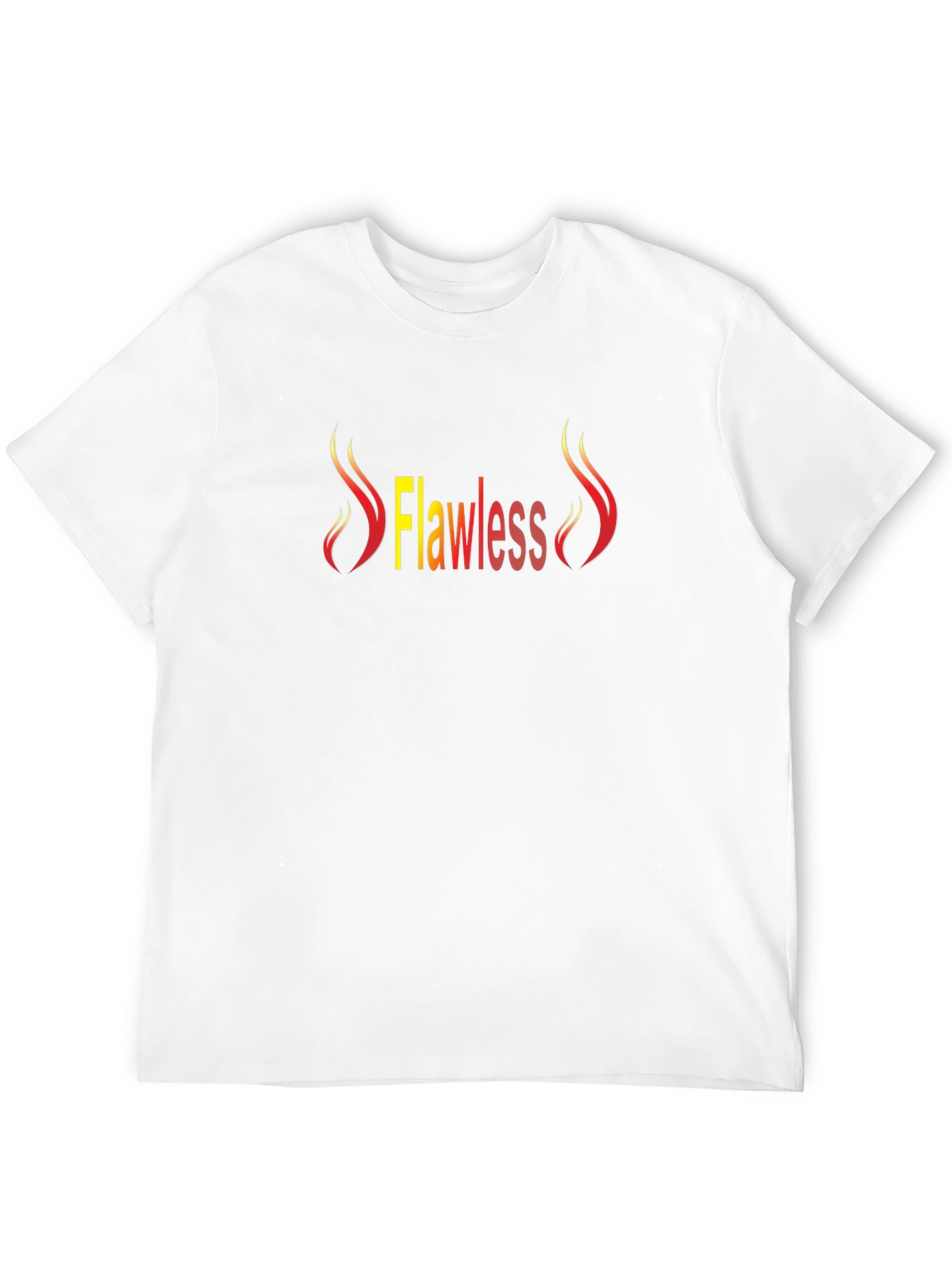 Flawless Flame Graphic Black T-Shirt