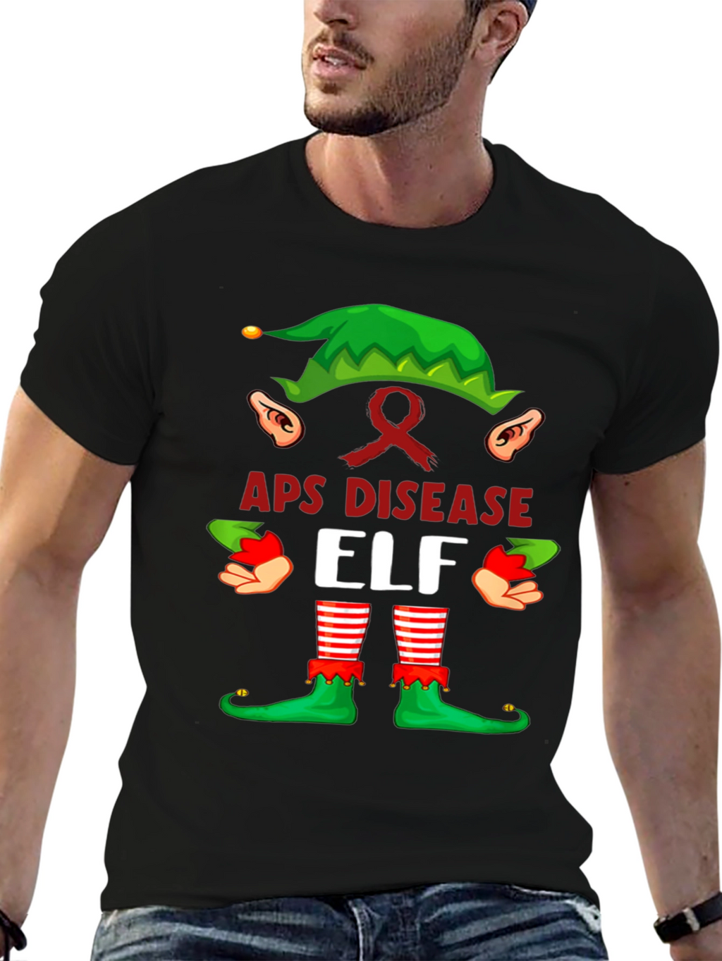 APS Disease Awareness Elf T-Shirt
