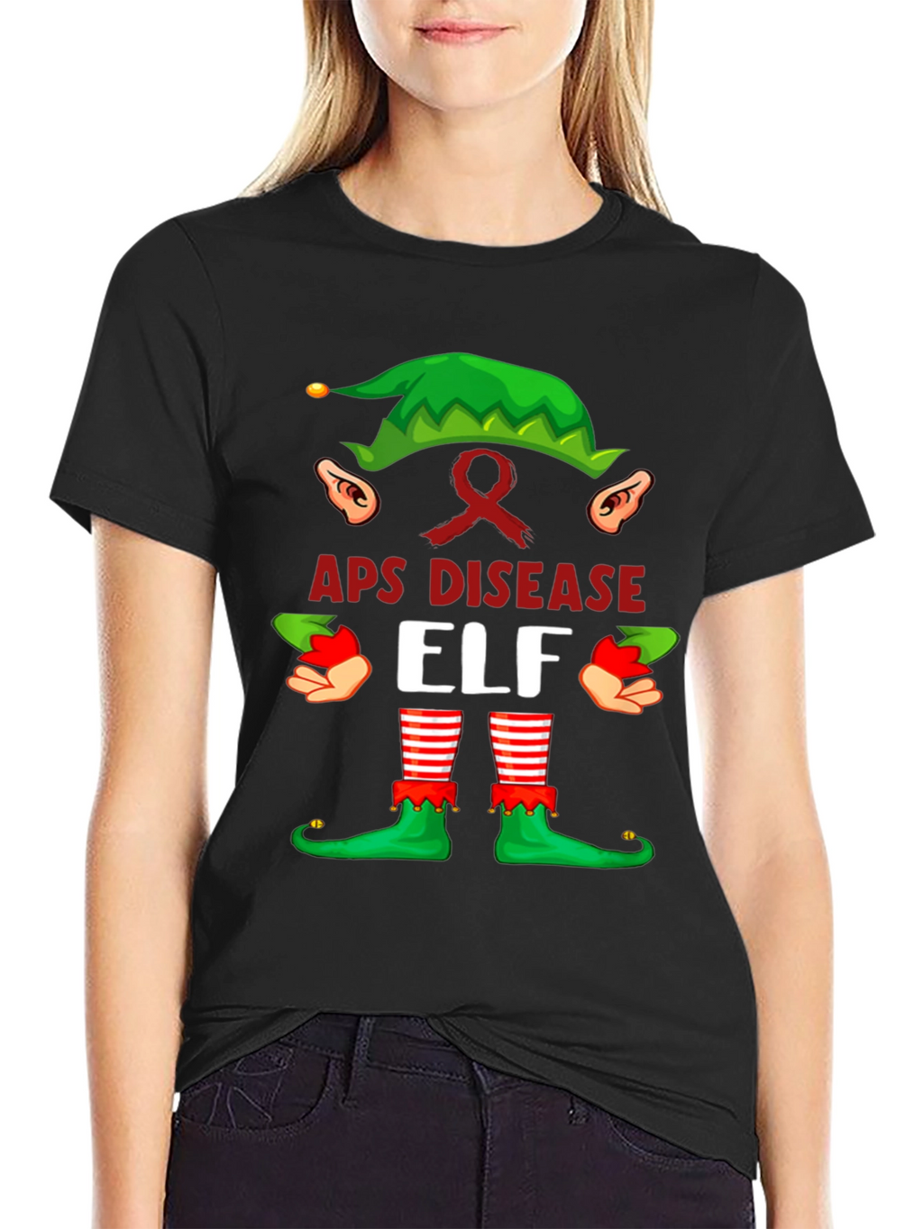 APS Disease Awareness Elf T-Shirt