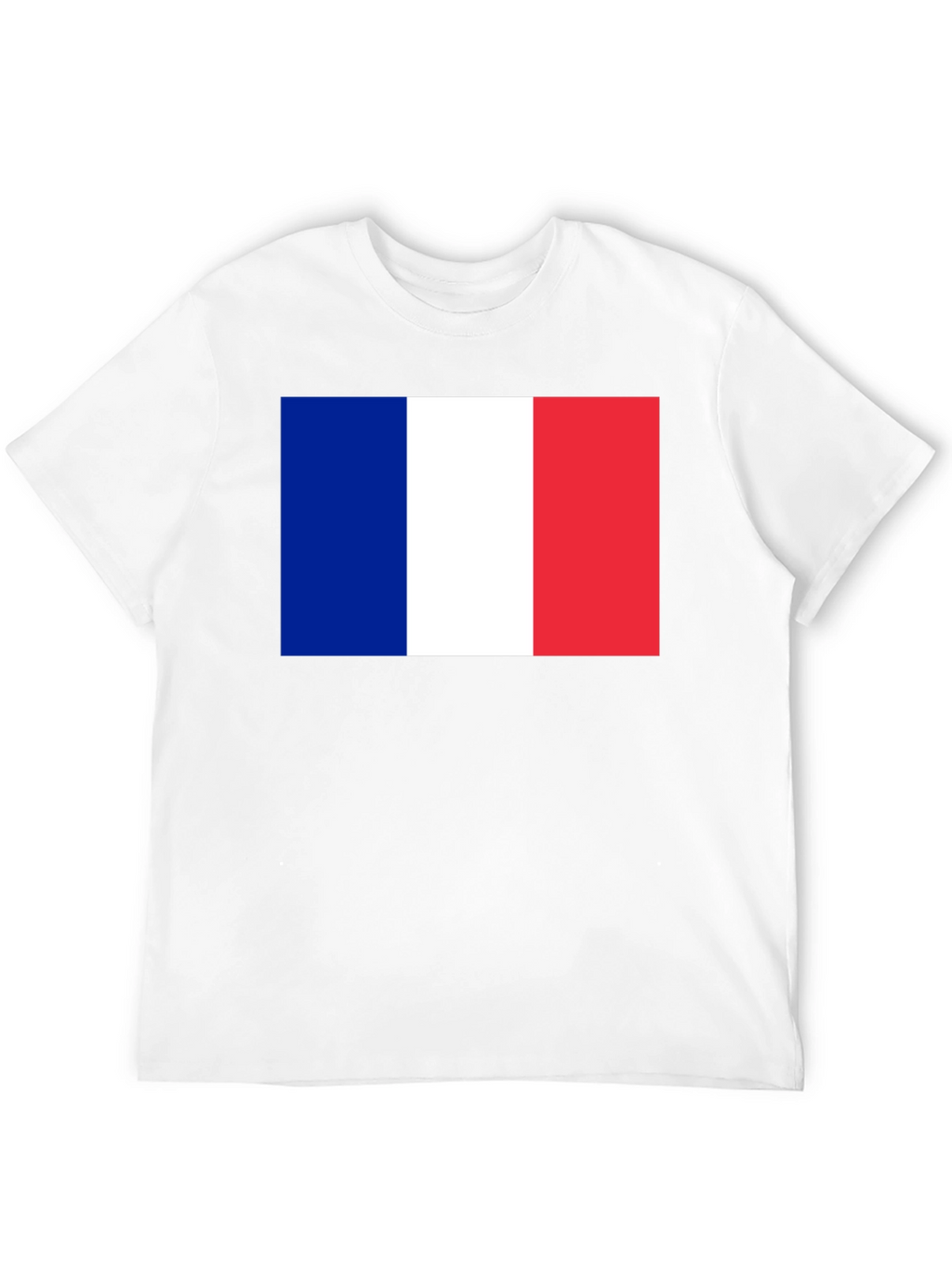 French Flag T-Shirt - Casual Graphic Tee
