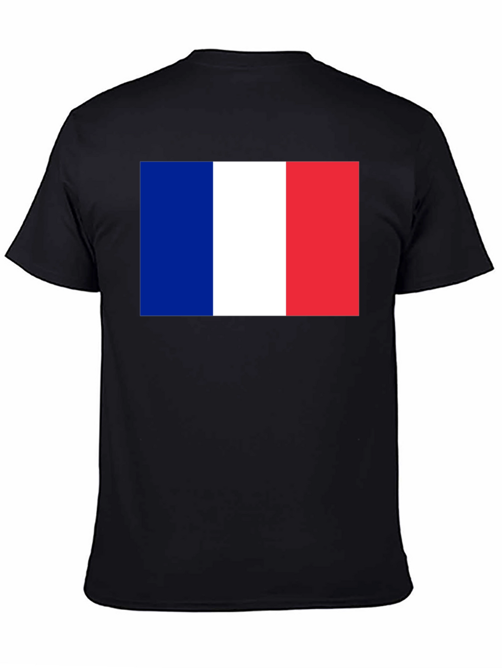 French Flag T-Shirt - Casual Graphic Tee