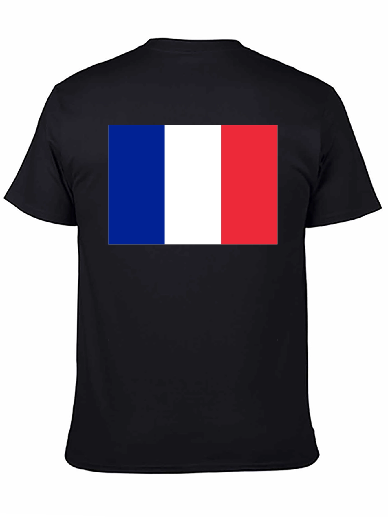French Flag T-Shirt - Casual Graphic Tee