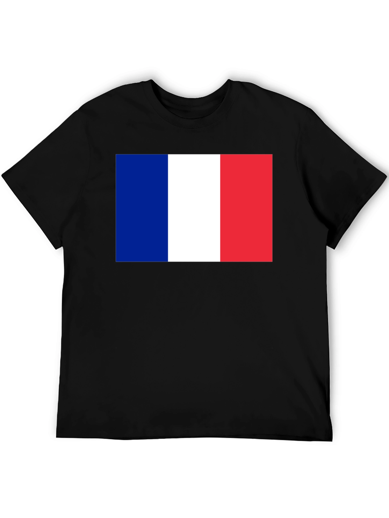 French Flag T-Shirt - Casual Graphic Tee