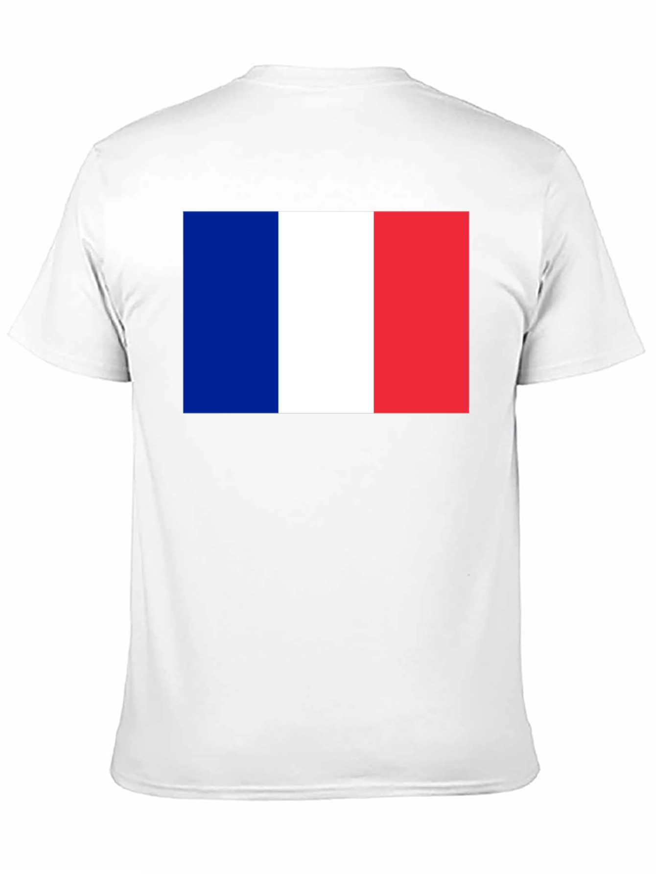 French Flag T-Shirt - Casual Graphic Tee